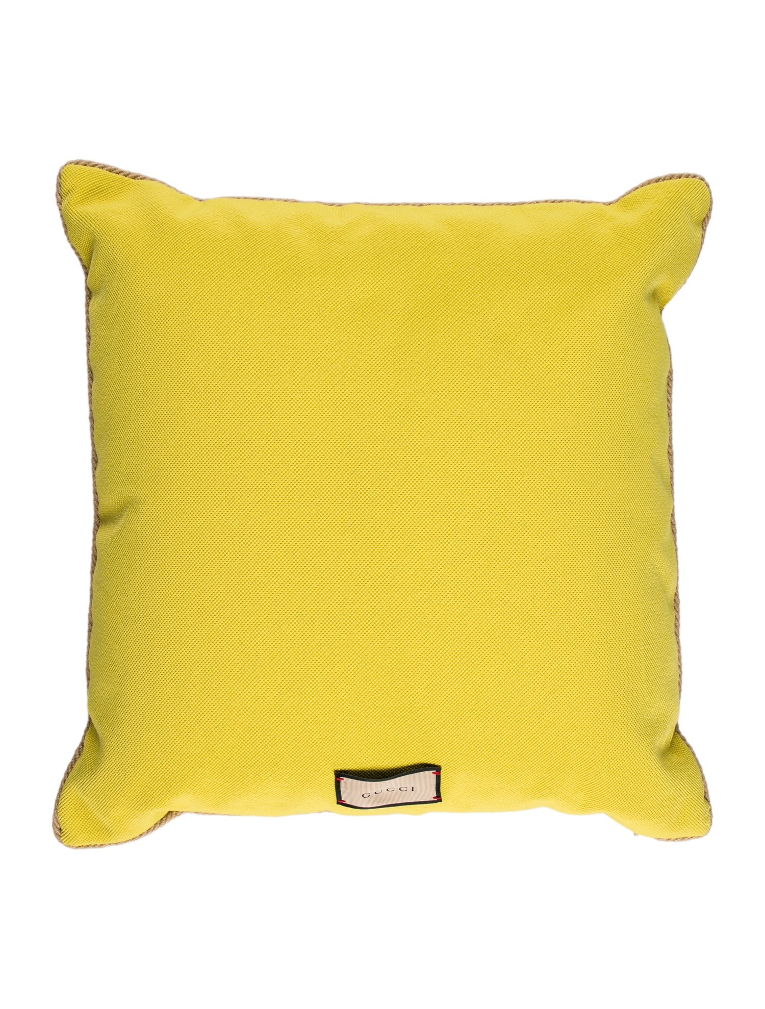 Gucci Canvas Throw Pillow