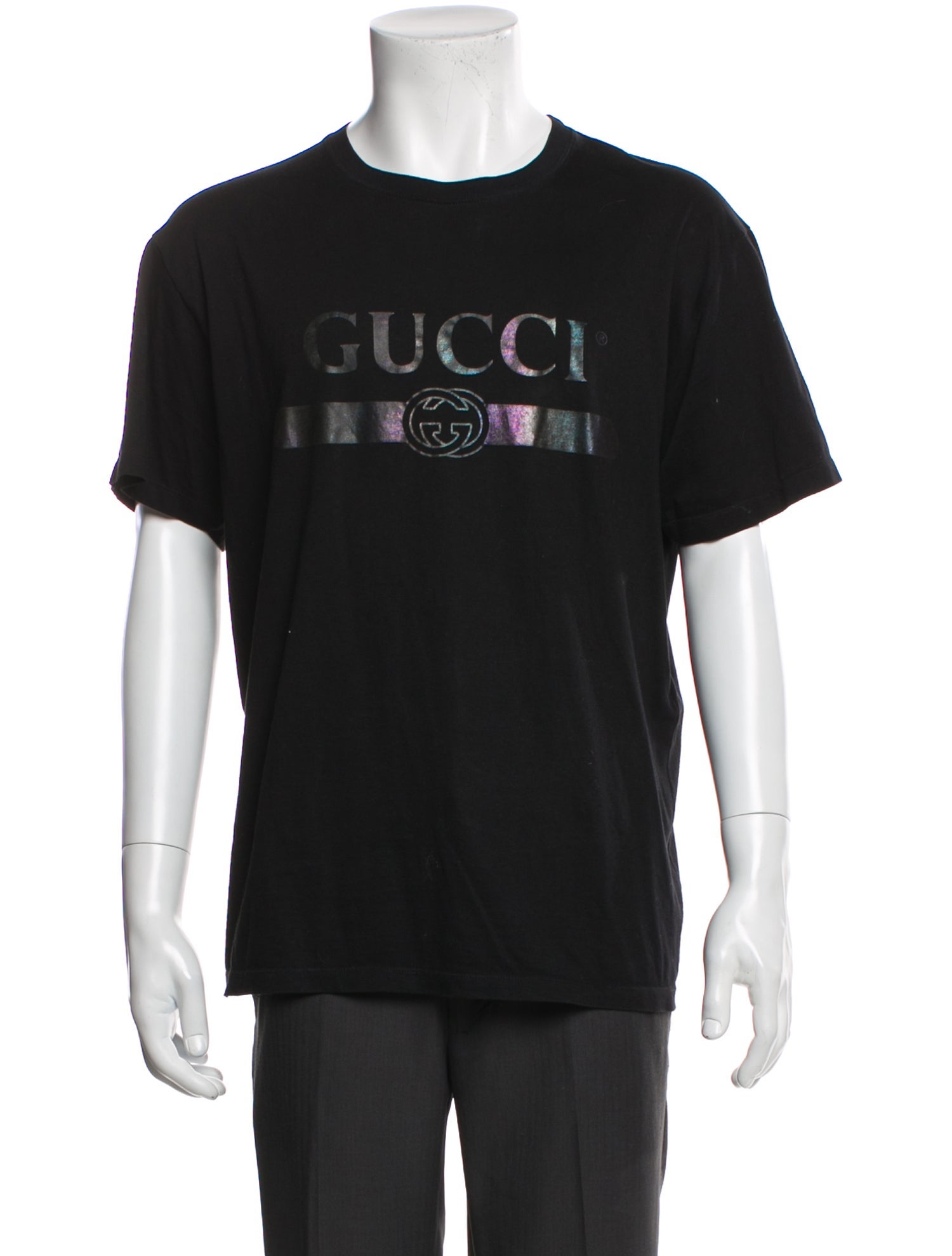 Gucci Interlocking G Logo Crew Neck T-Shirt