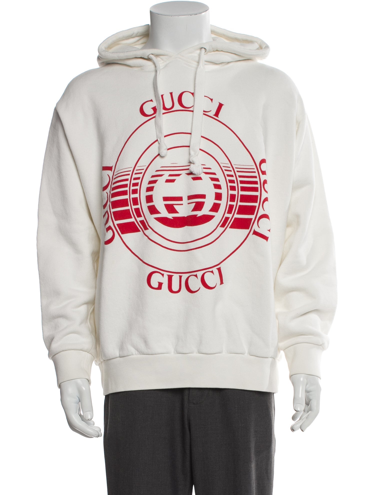 Gucci Interlocking G Logo Crew Neck Hoodie