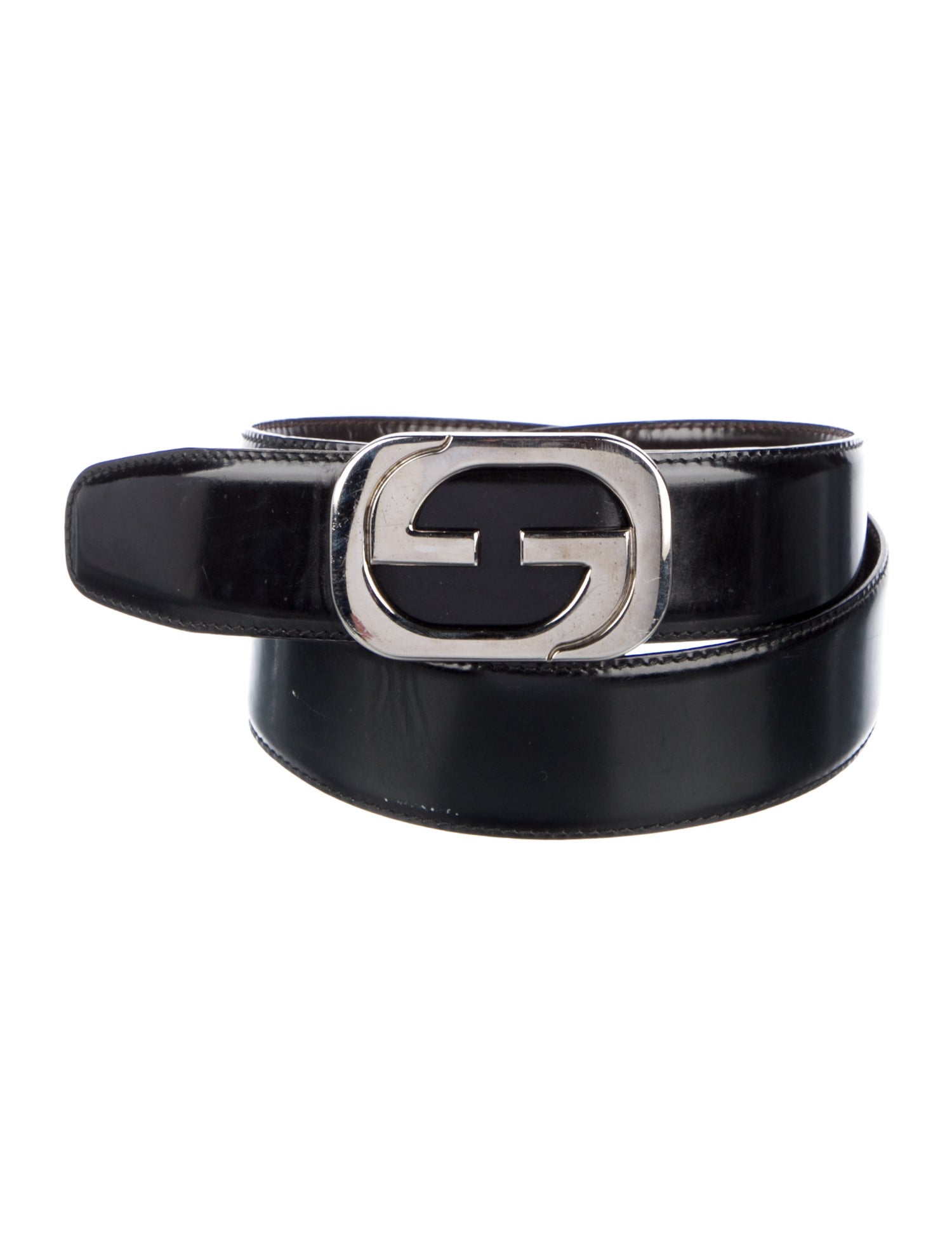 Gucci Interlocking G Logo Leather Belt Kit