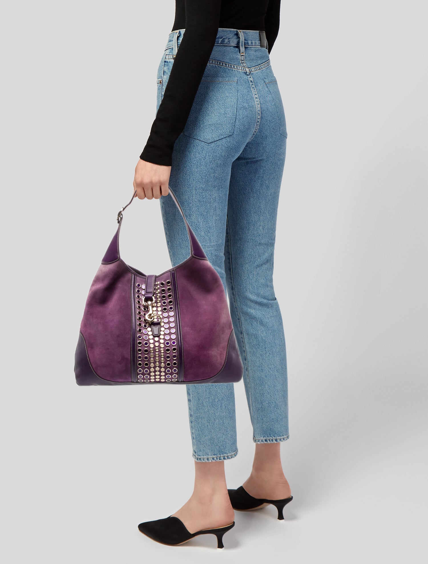 Gucci Suede Jackie Large