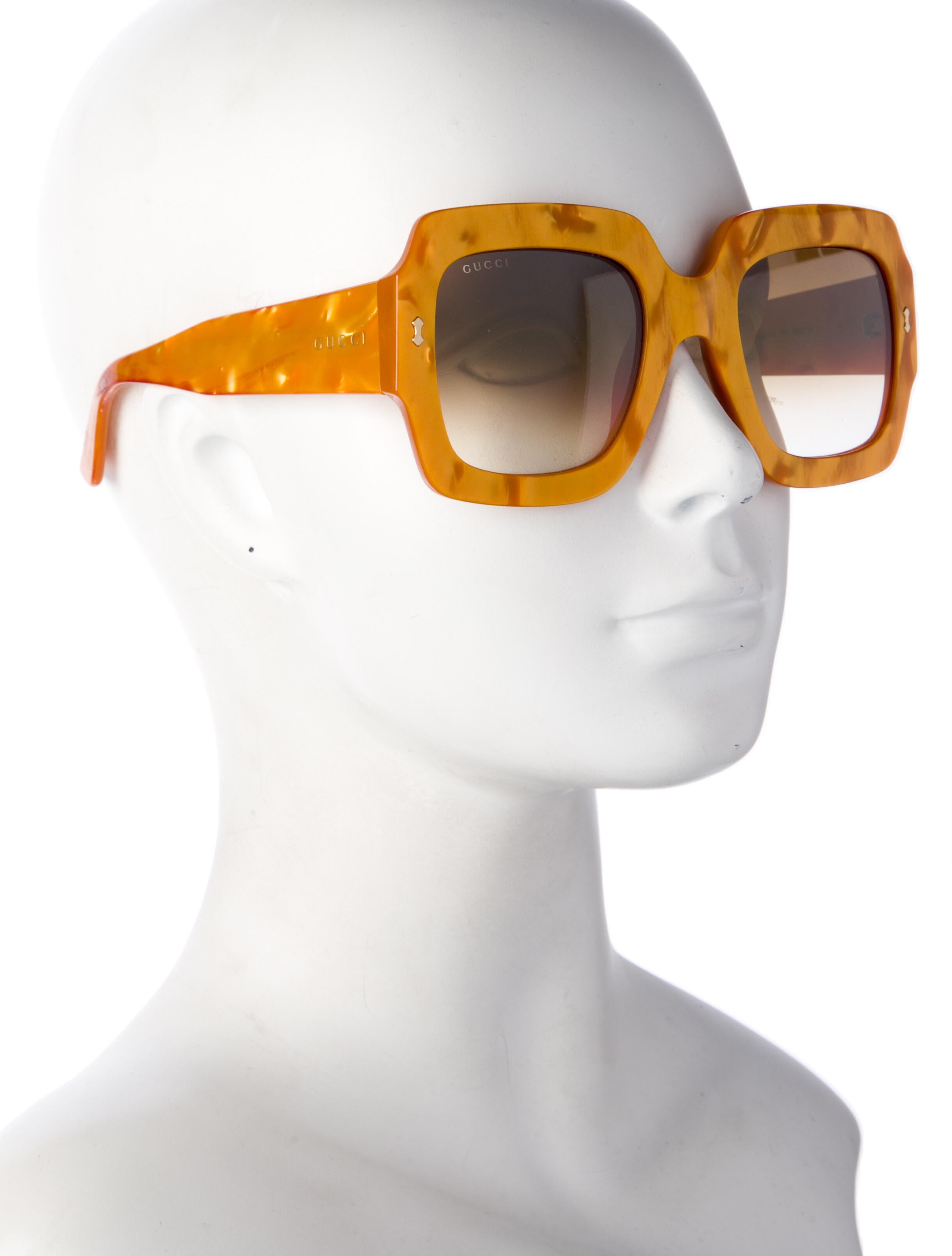 Gucci Interlocking G Logo Oversize Sunglasses