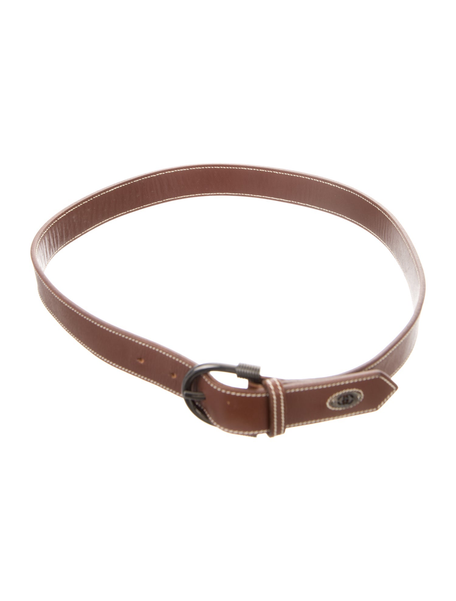 Gucci Interlocking G Logo Skinny Waist Belt