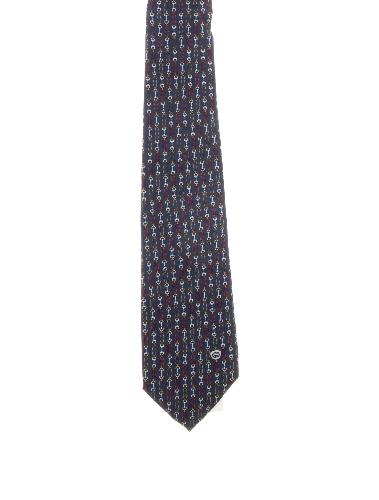 Gucci Pattern Printed Silk Tie w/Tags