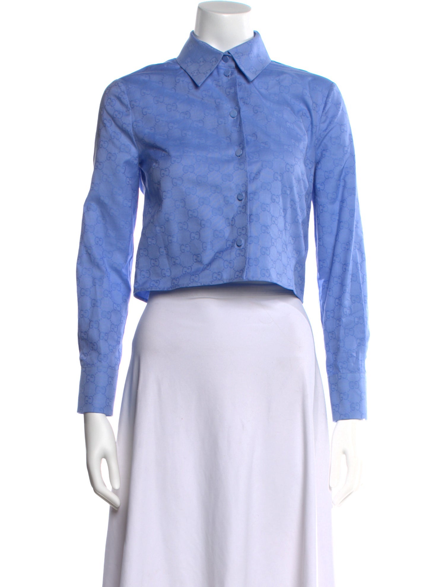 Gucci 2024 Patterned Button-Up Top