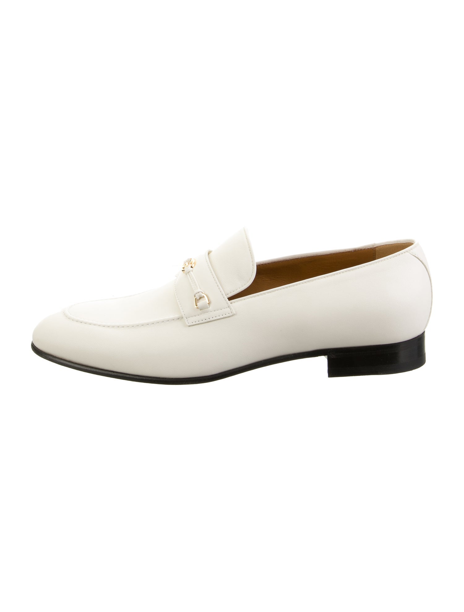 Gucci Horsebit Accent Leather Dress Loafers