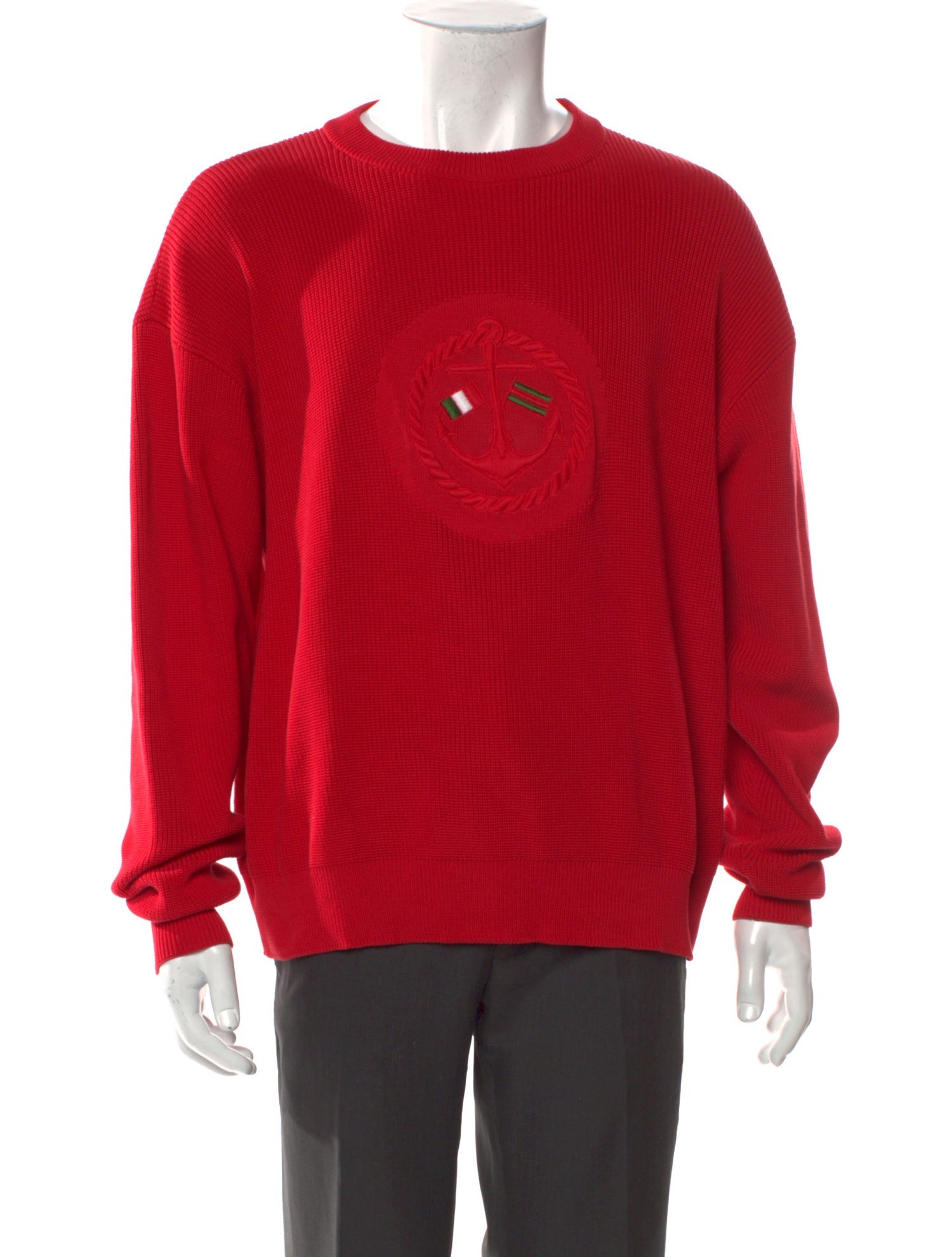 Gucci Graphic Print Crew Neck Pullover