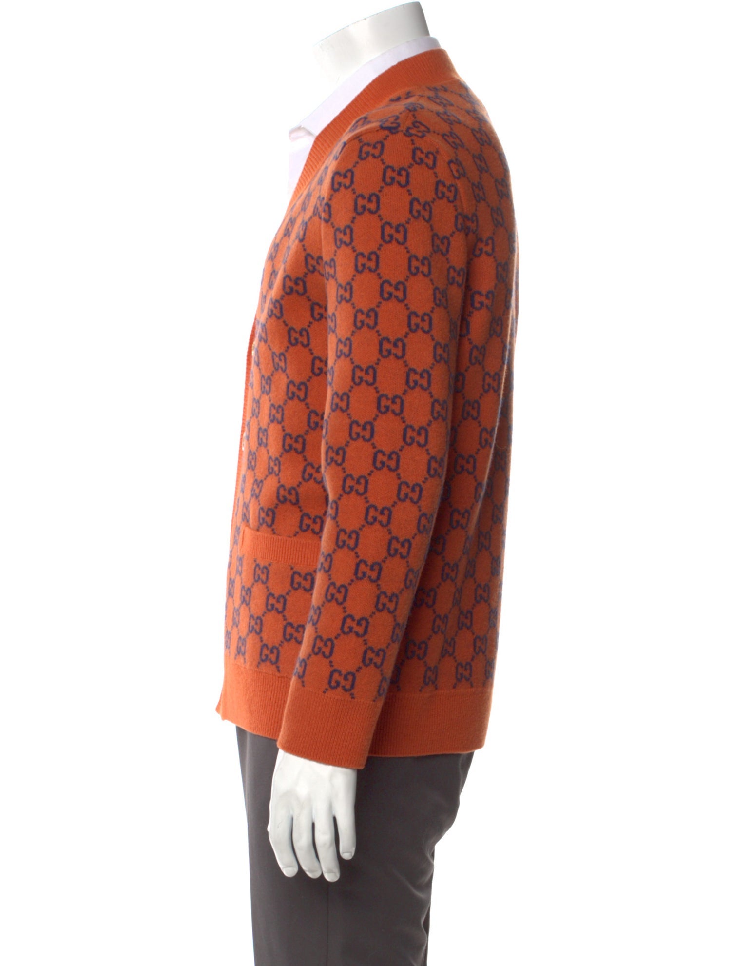 Gucci GG Logo Wool Cardigan