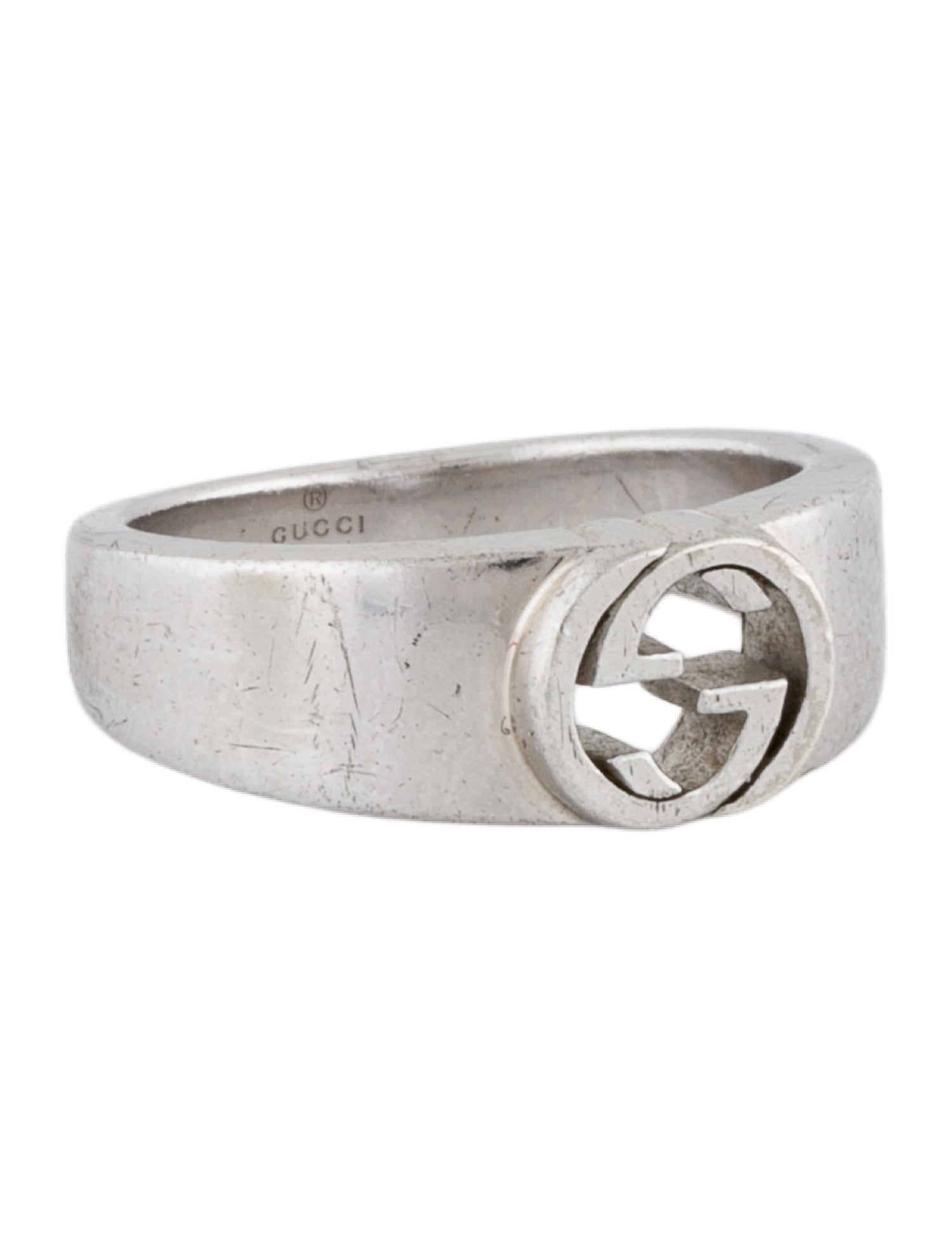 Gucci Interlocking G Band Ring