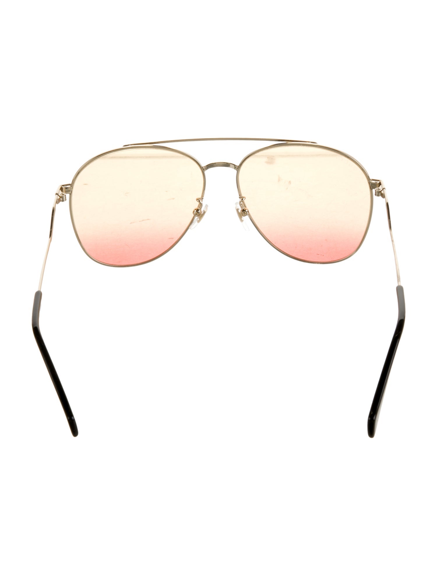 Gucci Sylvie Web Accent Aviator Sunglasses
