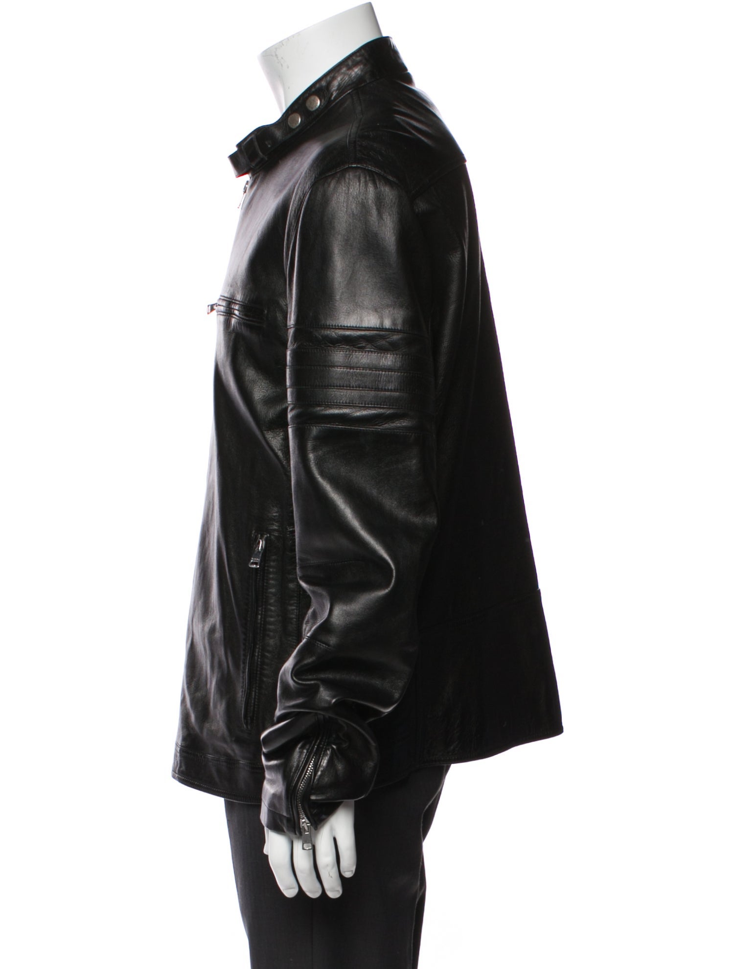 Gucci Late 2000's - Early 2010's Leather Moto Jacket