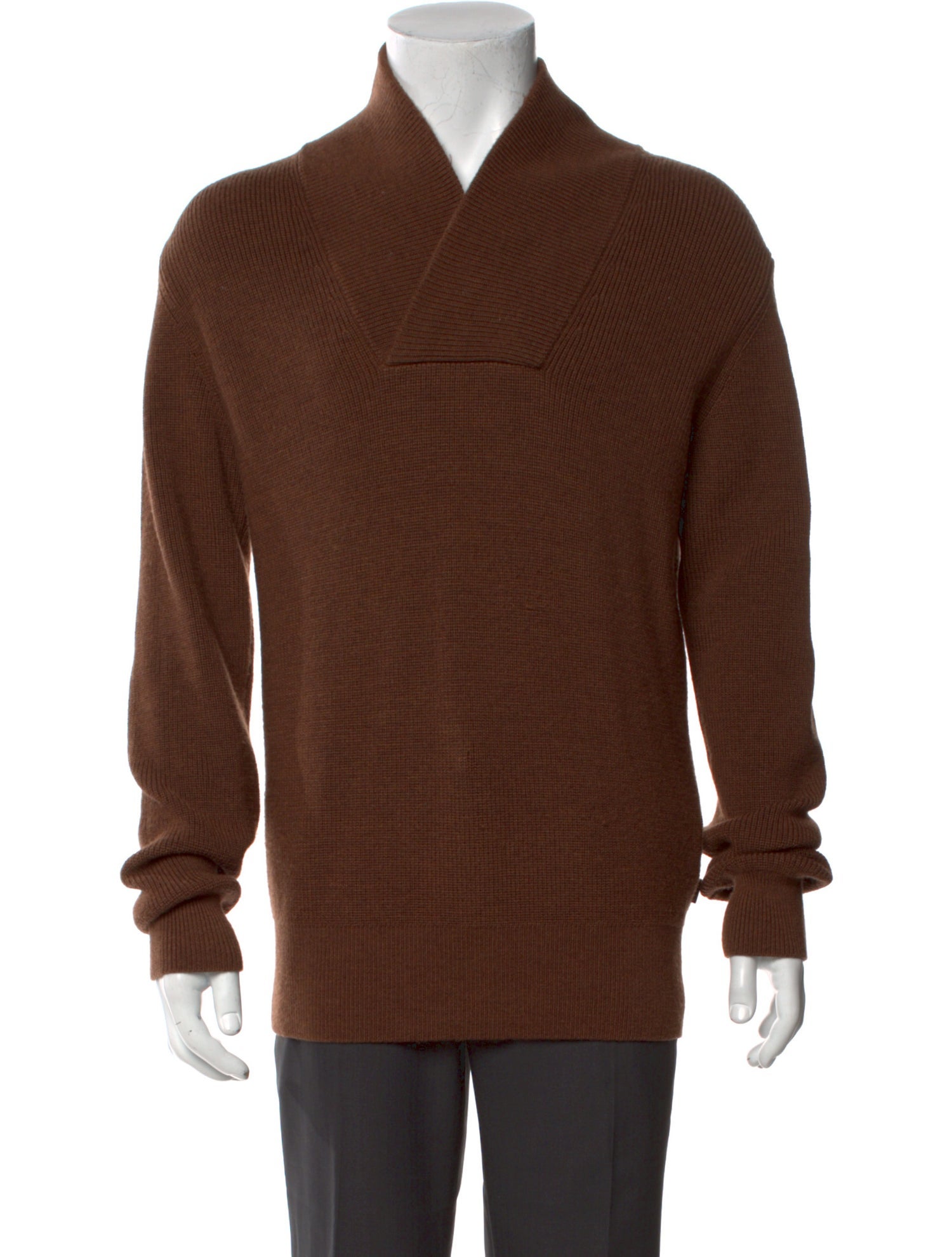 Gucci Wool Mock Neck Polo Sweater