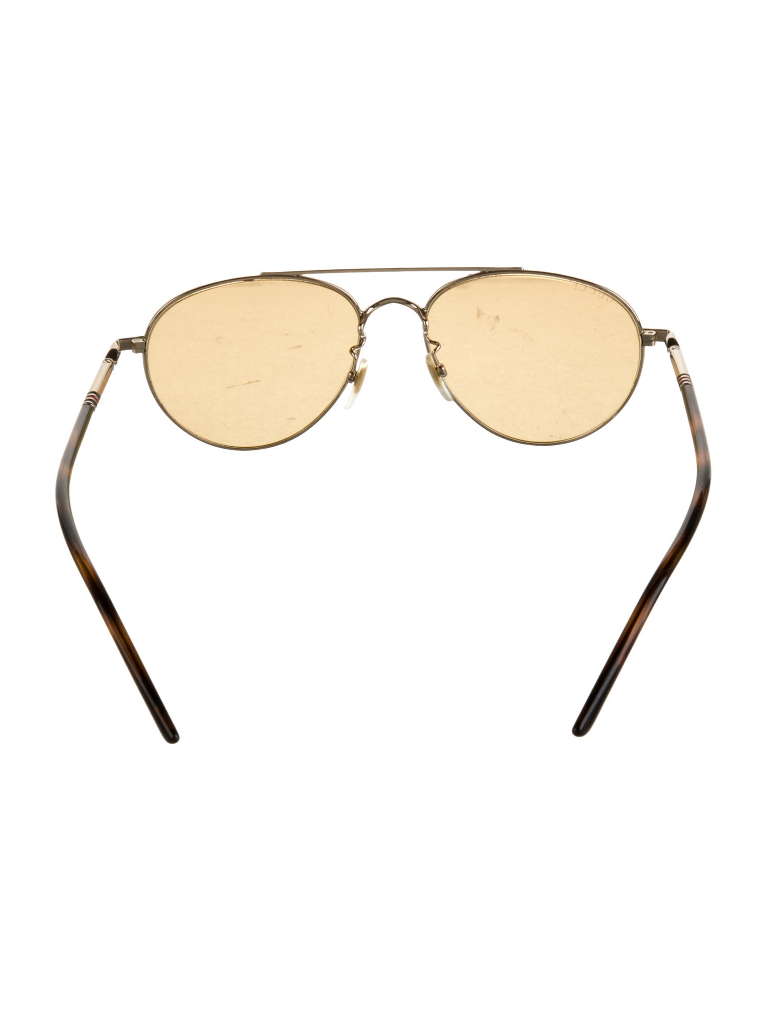 Gucci Sylvie Web Accent Aviator Sunglasses