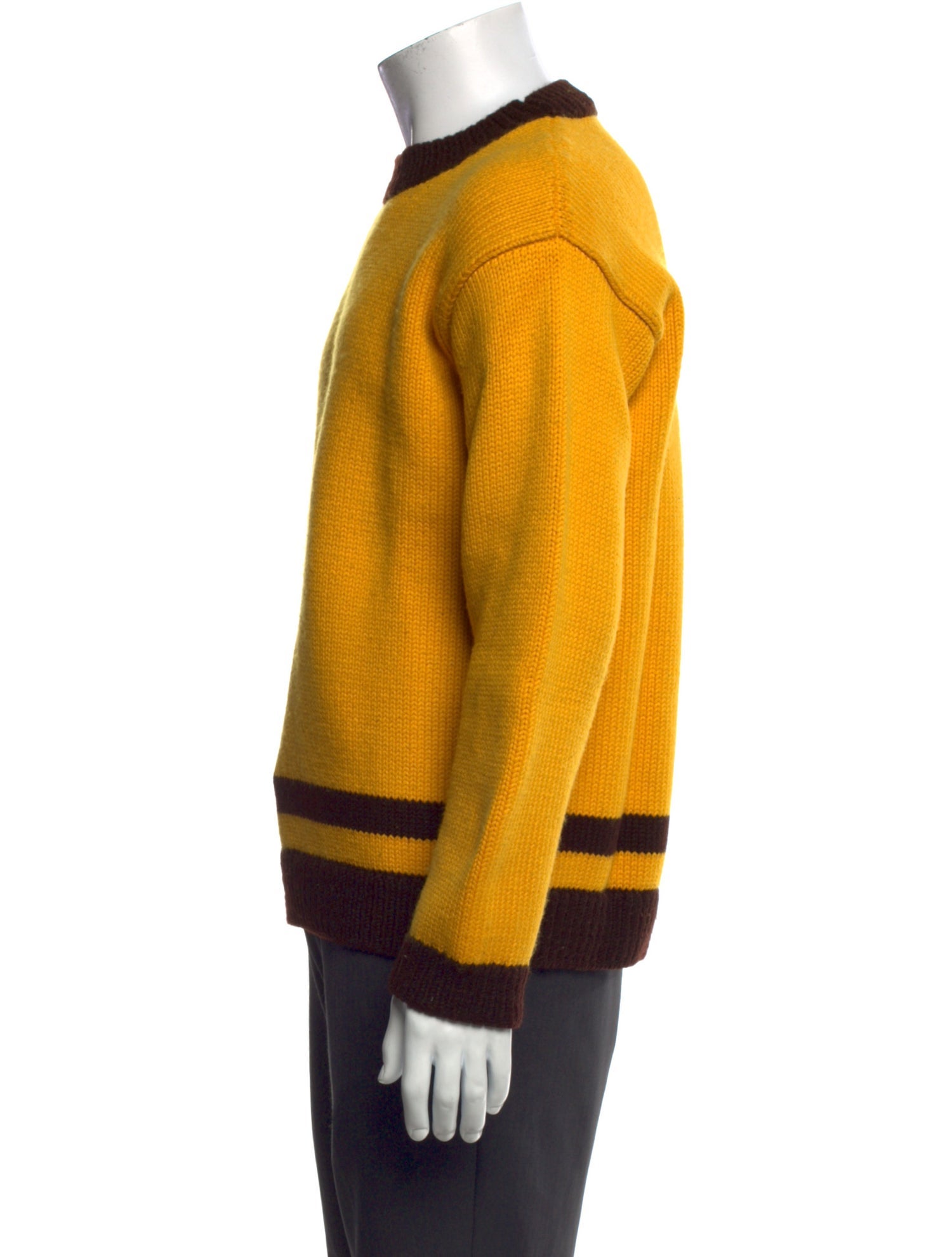 Gucci Striped Crew Neck Pullover