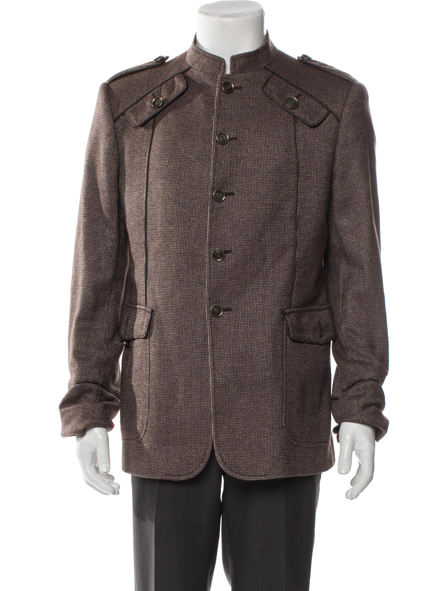 Gucci Web Accent Utility Jacket