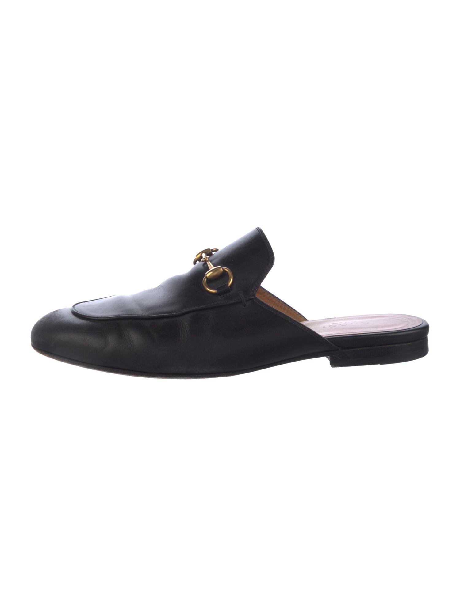 Gucci Princetown Horsebit Accent Mules
