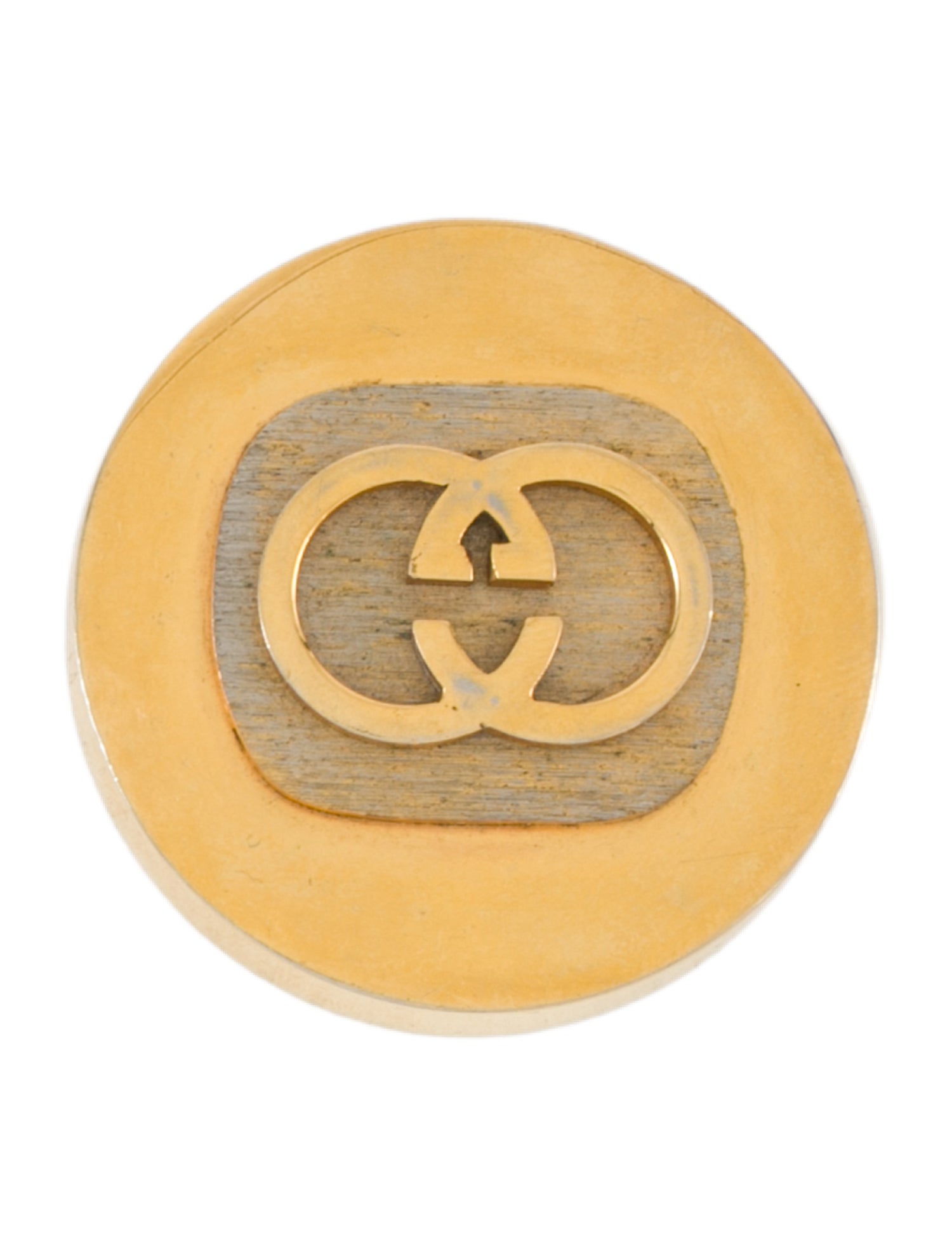 Gucci GG Brass Vintage Paperweight