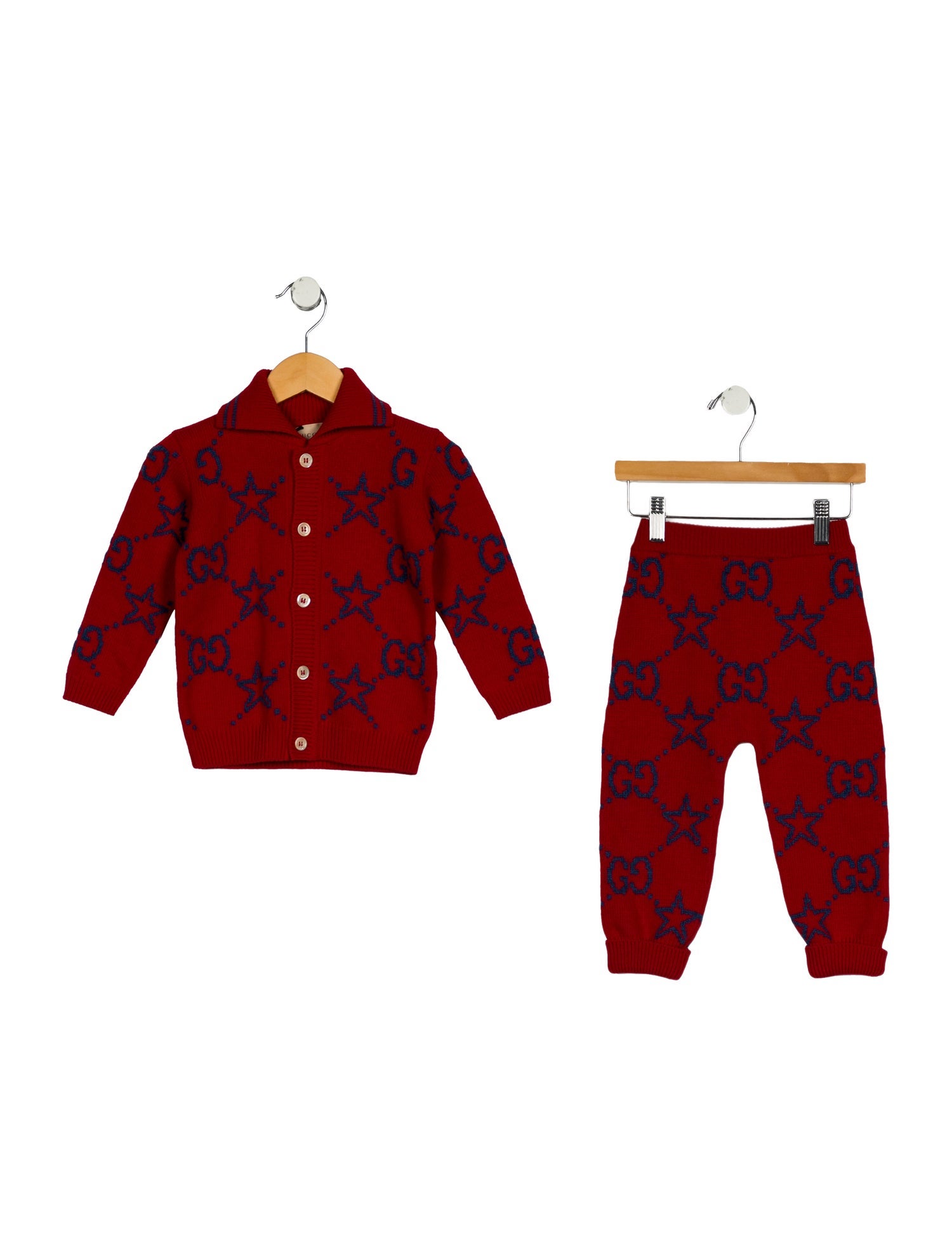 Gucci Infant Boys' GG Wool Knit Set