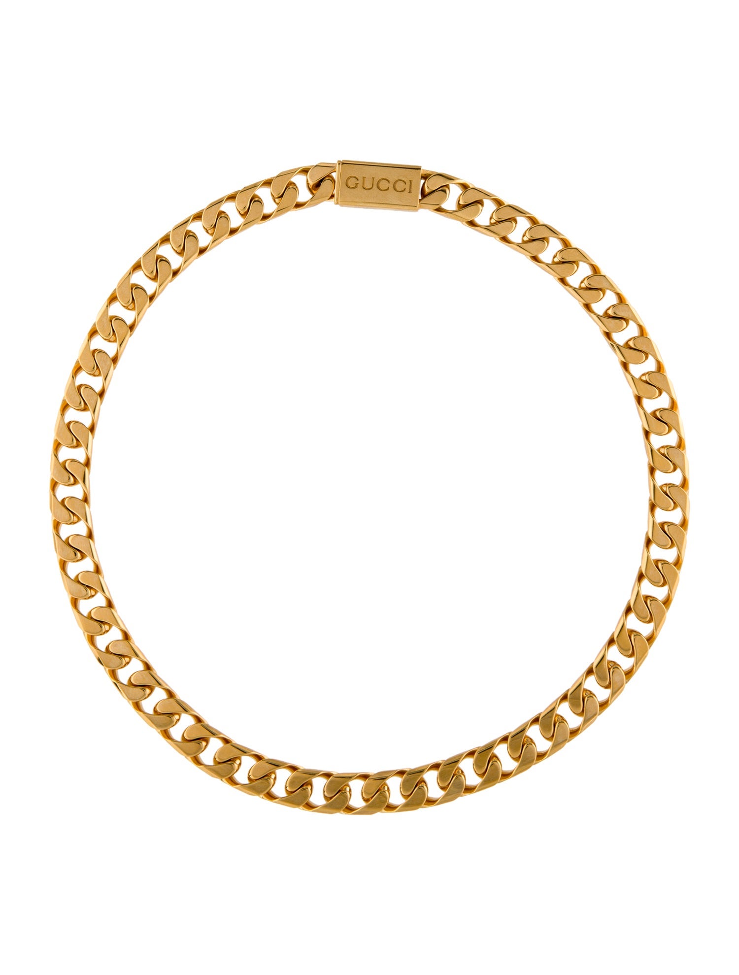 Gucci Script Chain Necklace