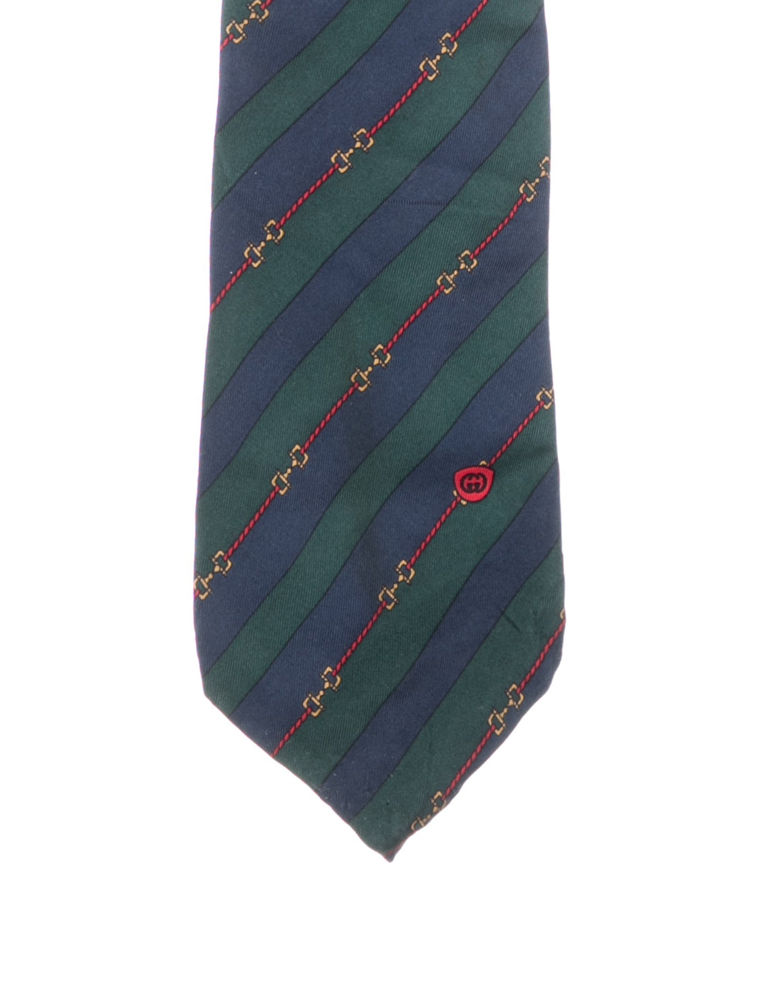 Gucci Horsebit Striped tie