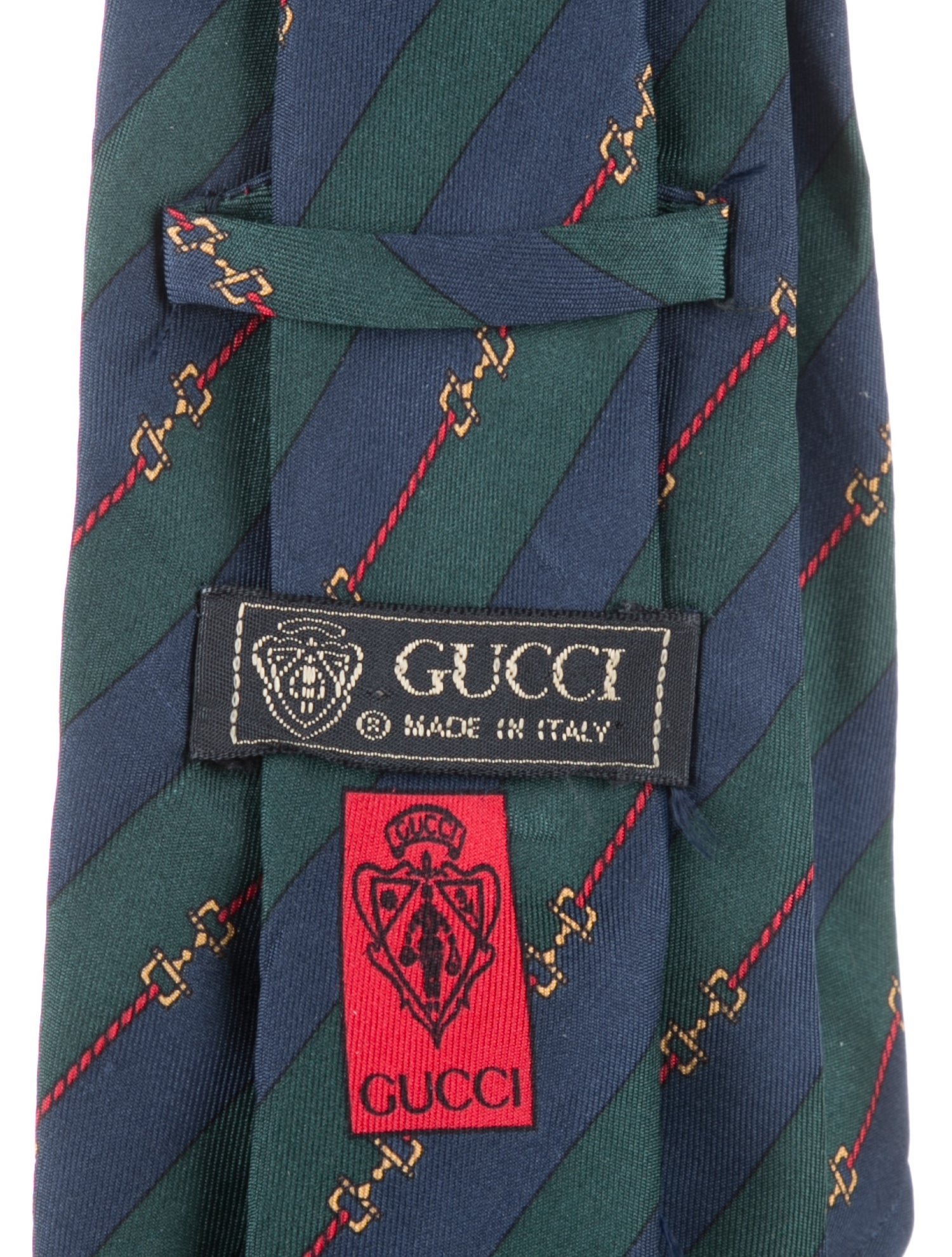 Gucci Horsebit Striped tie