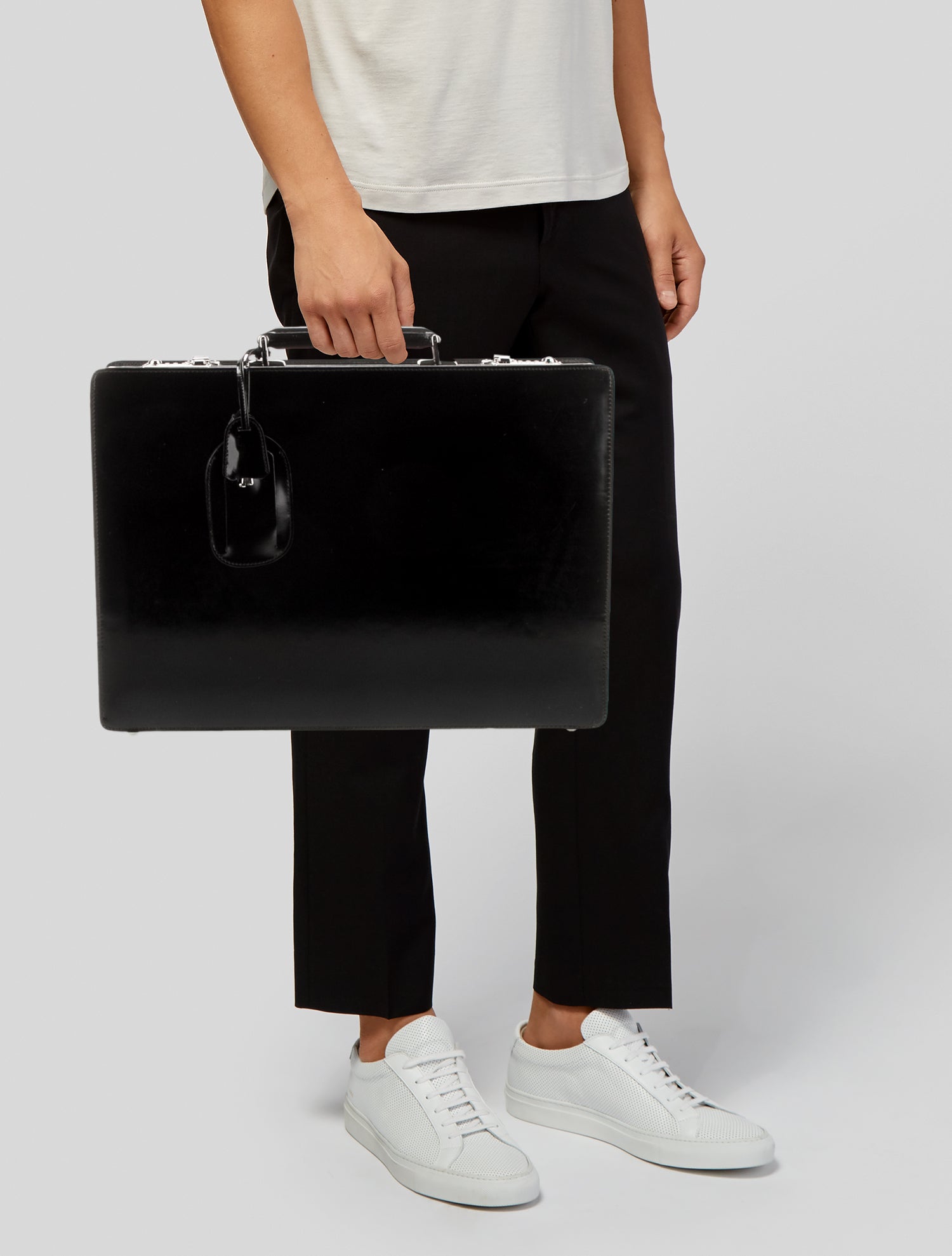 Gucci Patent Leather Briefcase Vintage