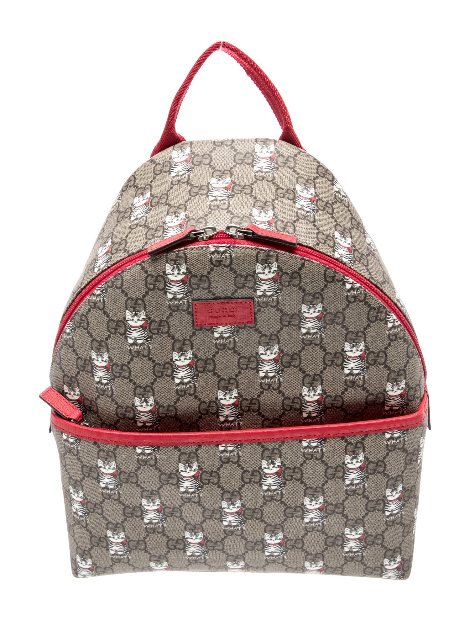 Gucci Kids Girls' GG Supreme Patterned Backpack