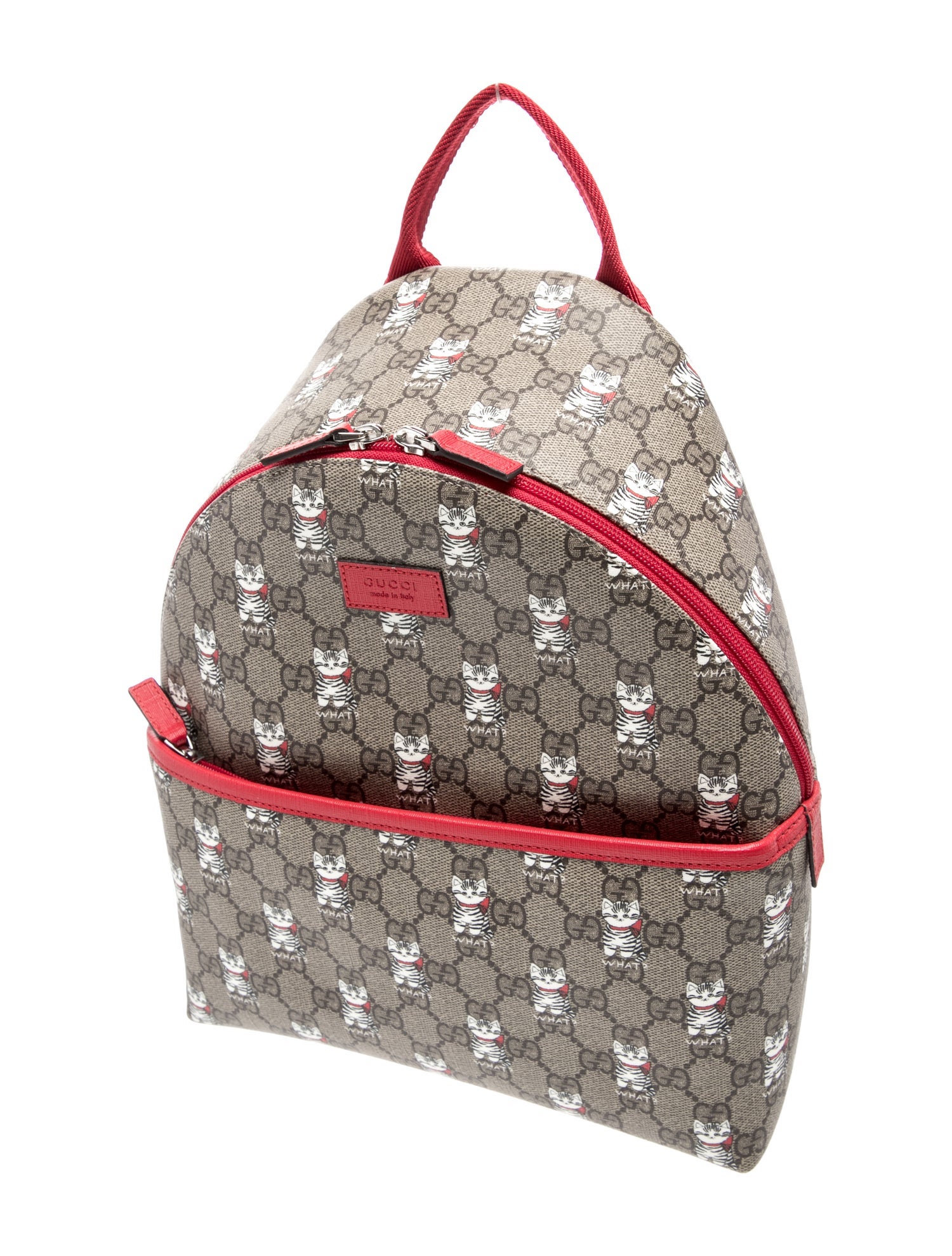 Gucci Kids Girls' GG Supreme Patterned Backpack