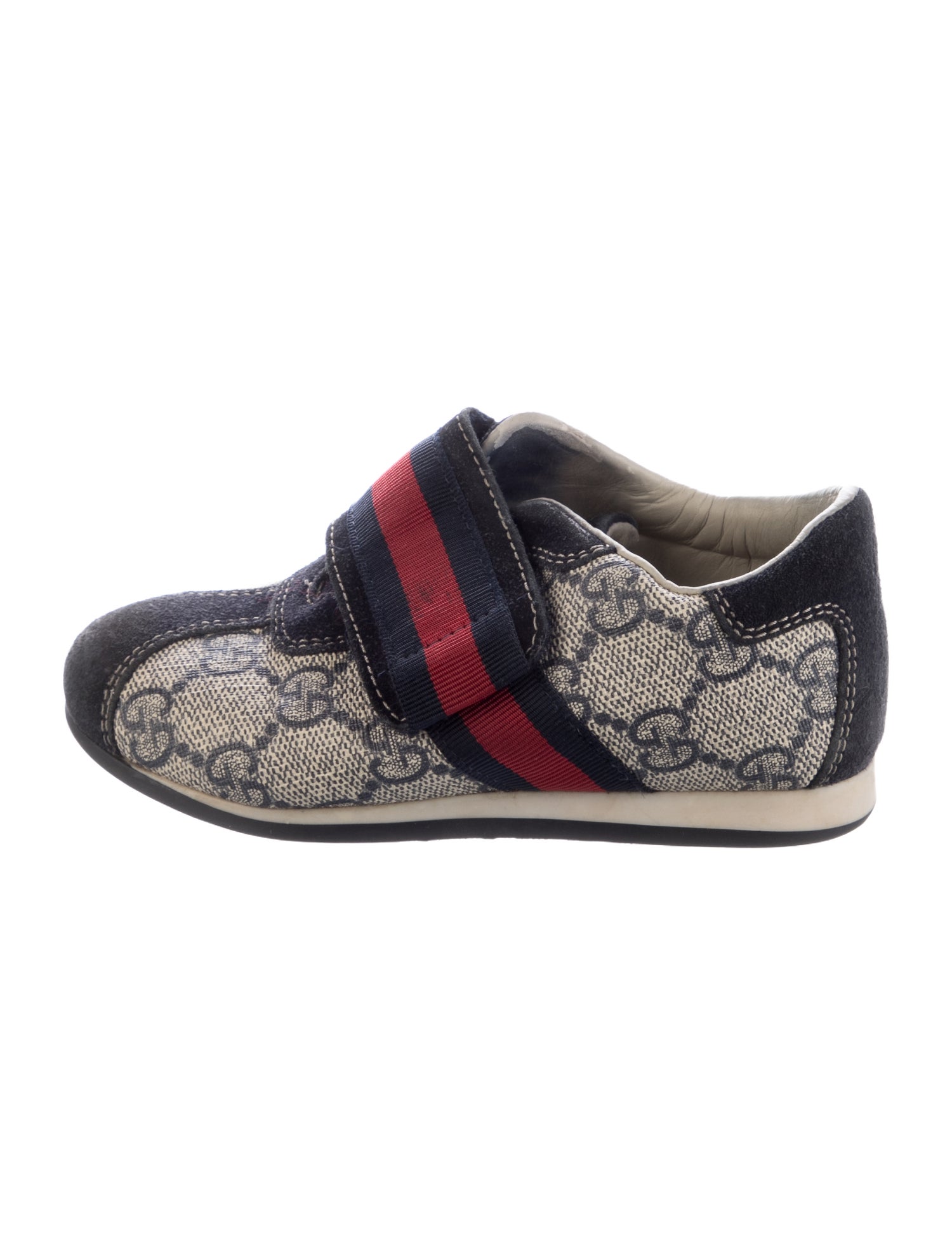 Gucci Boys canavs pattern print 0-24 months shoes
