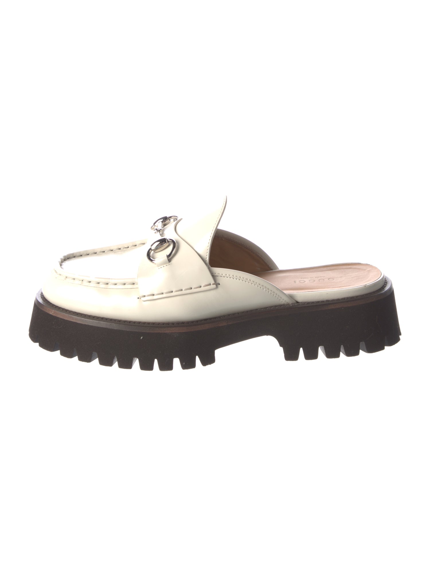 Gucci Patent Leather Mules