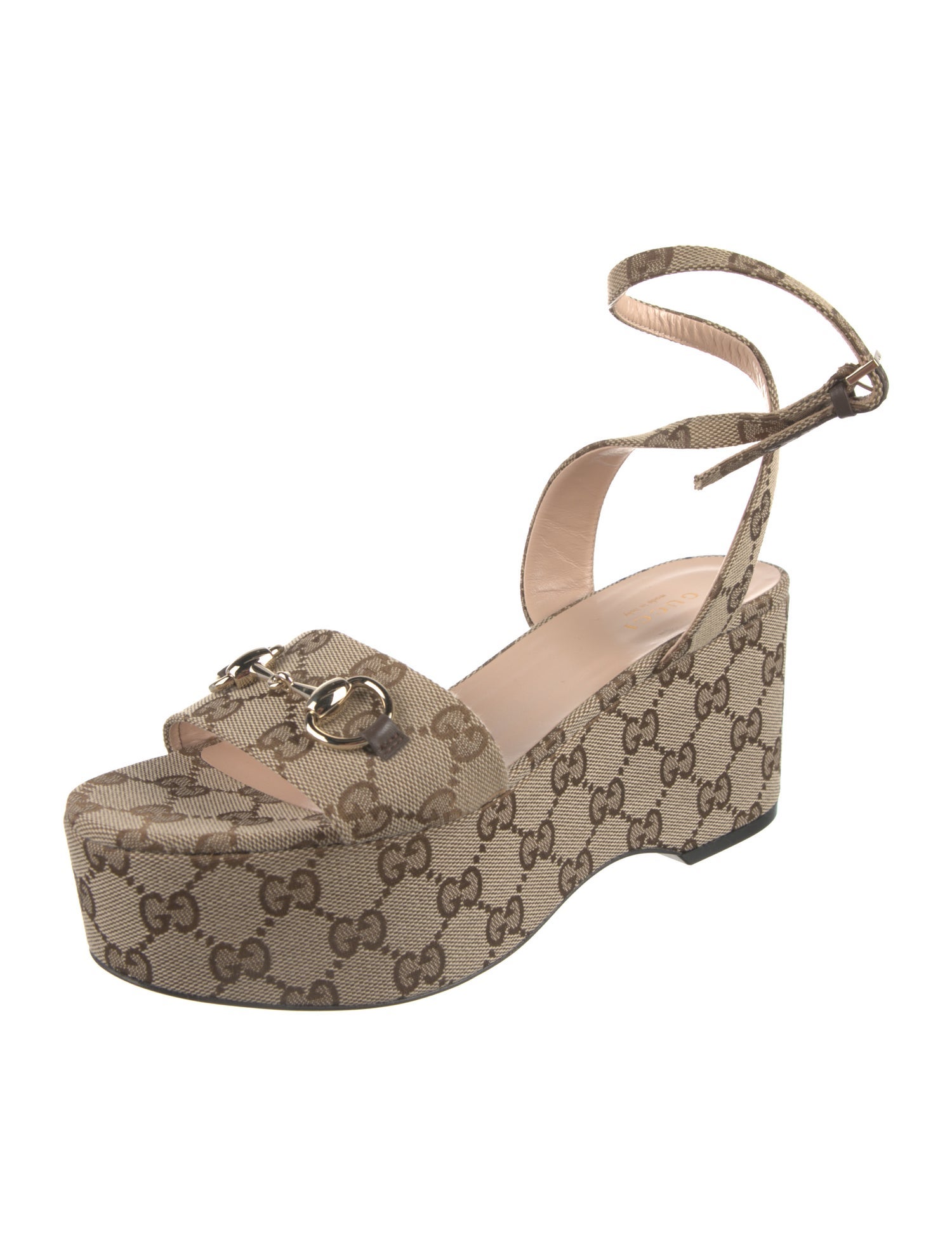 Gucci GG Canvas Canvas Sandals