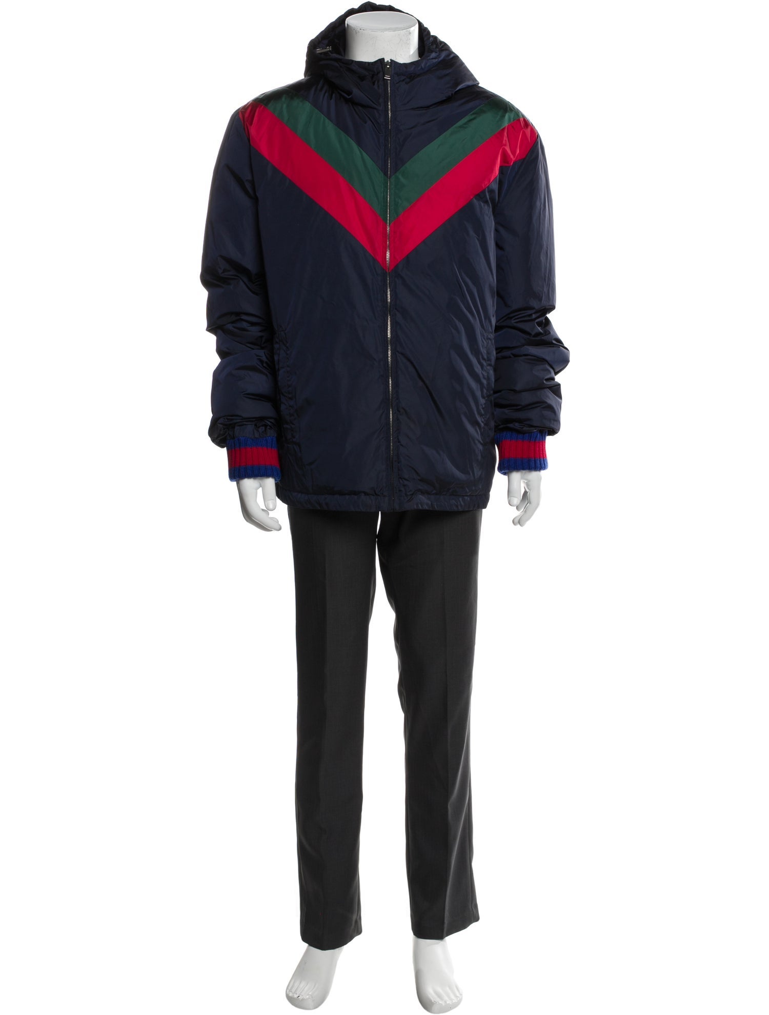 Gucci 2016 Web Accent Parka
