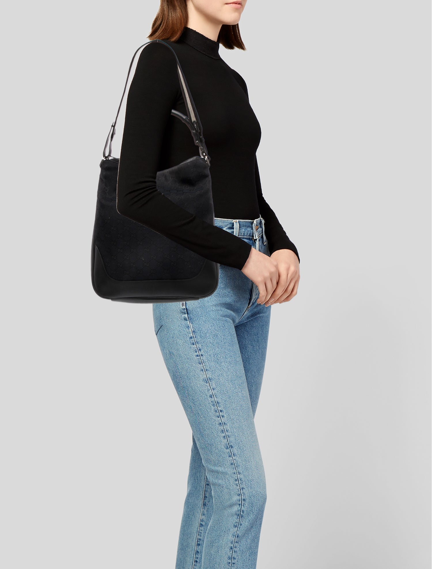 Gucci GG Canvas Top Handle Bag