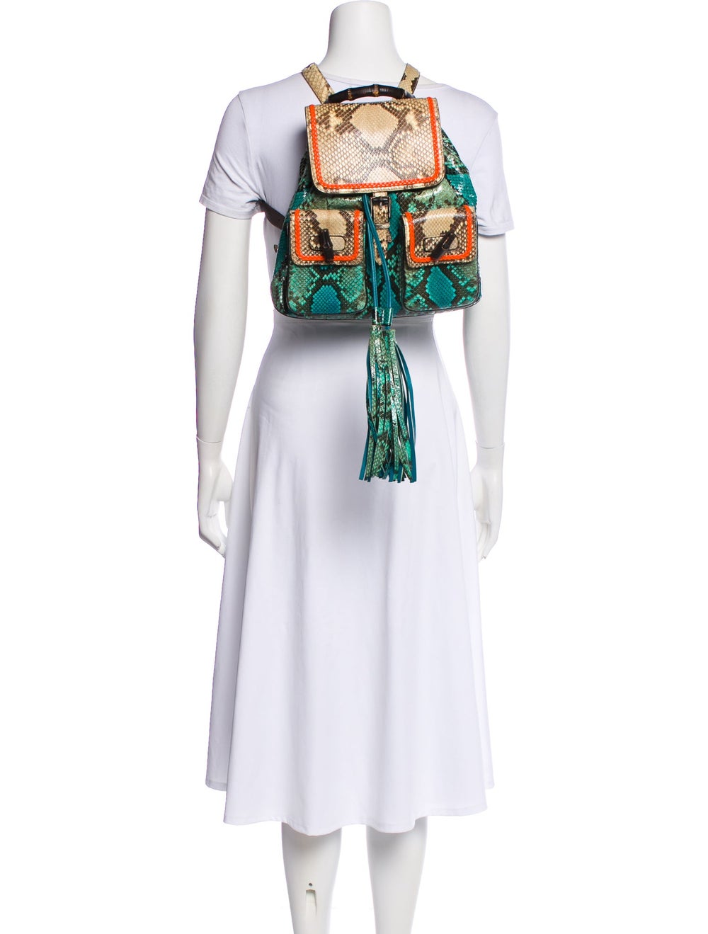 Gucci Python Backpack Vintage - image 3