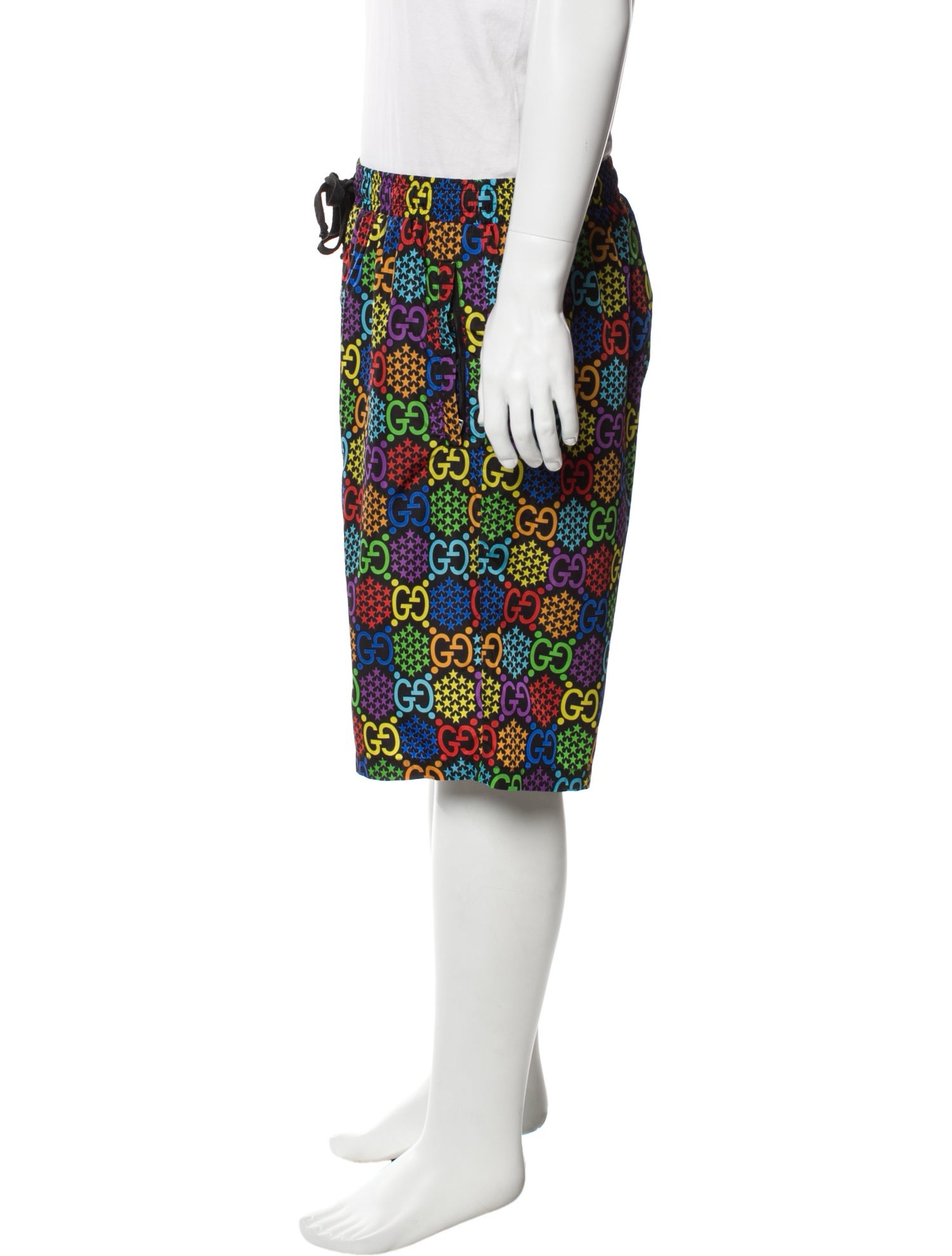 Gucci GG Psychedelic Printed Swim Trunks