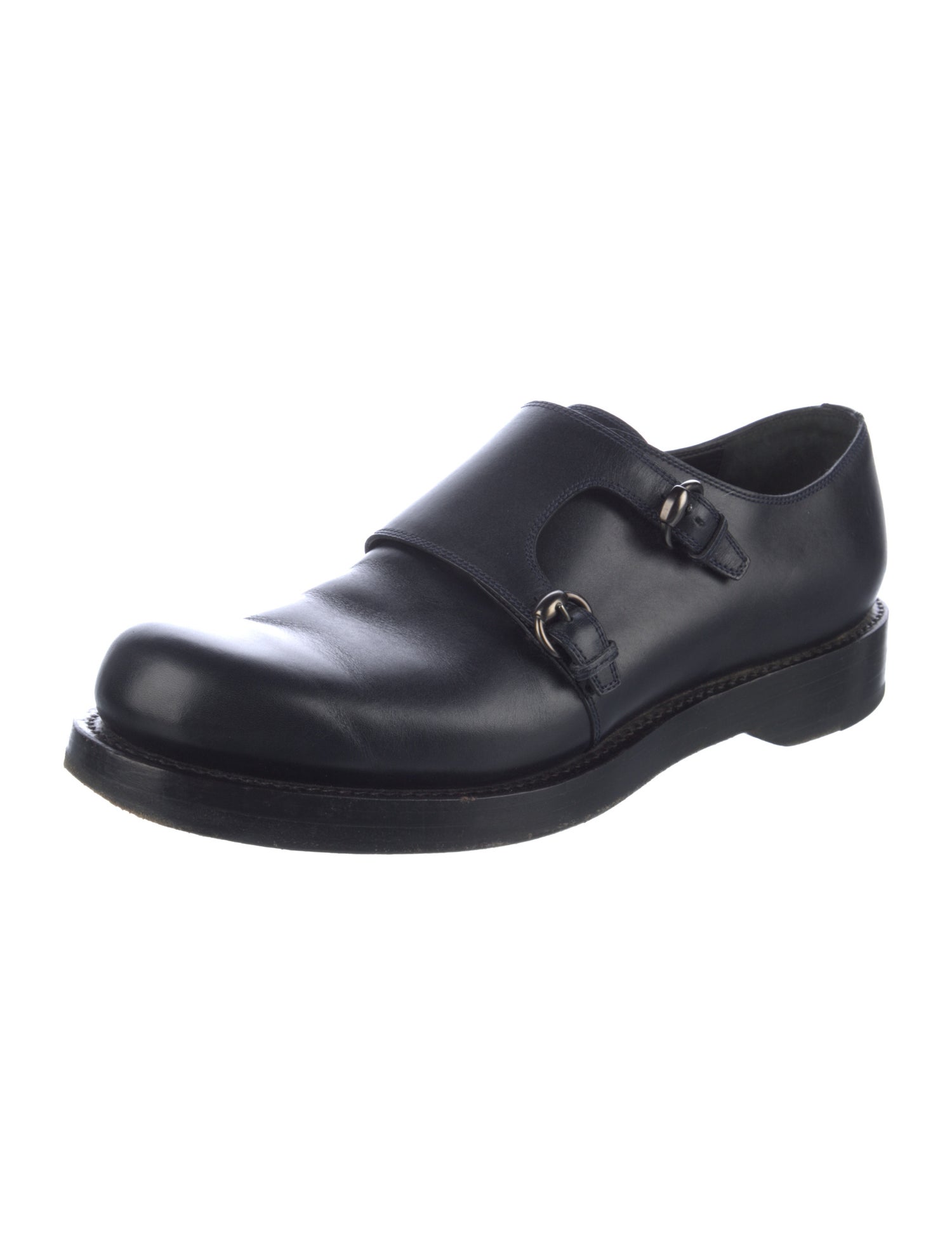 Gucci Leather Monk Straps
