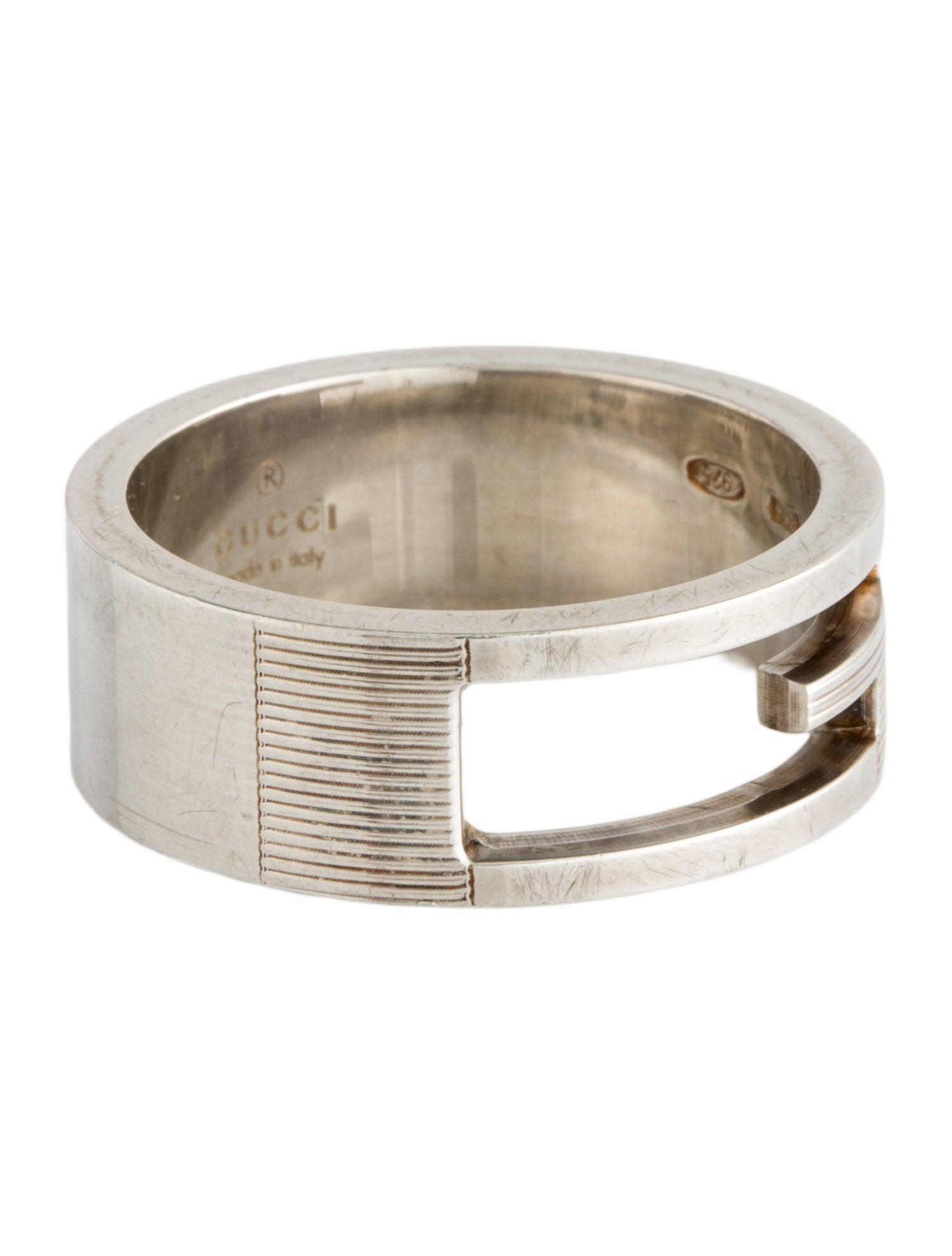 Gucci G Cutout Band Ring