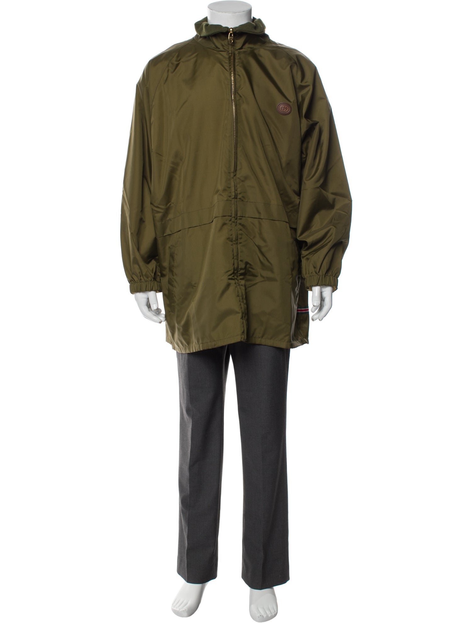 Gucci 2020 Web Accent Parka