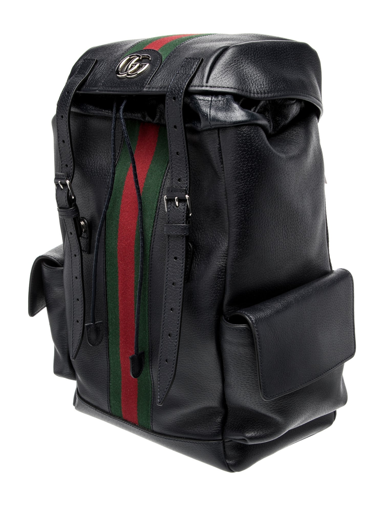 Gucci Web Leather Ophidia Backpack Medium