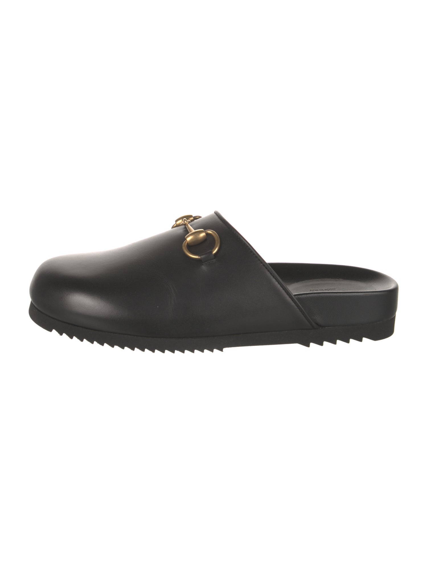 Gucci Horsebit Accent Leather Mules