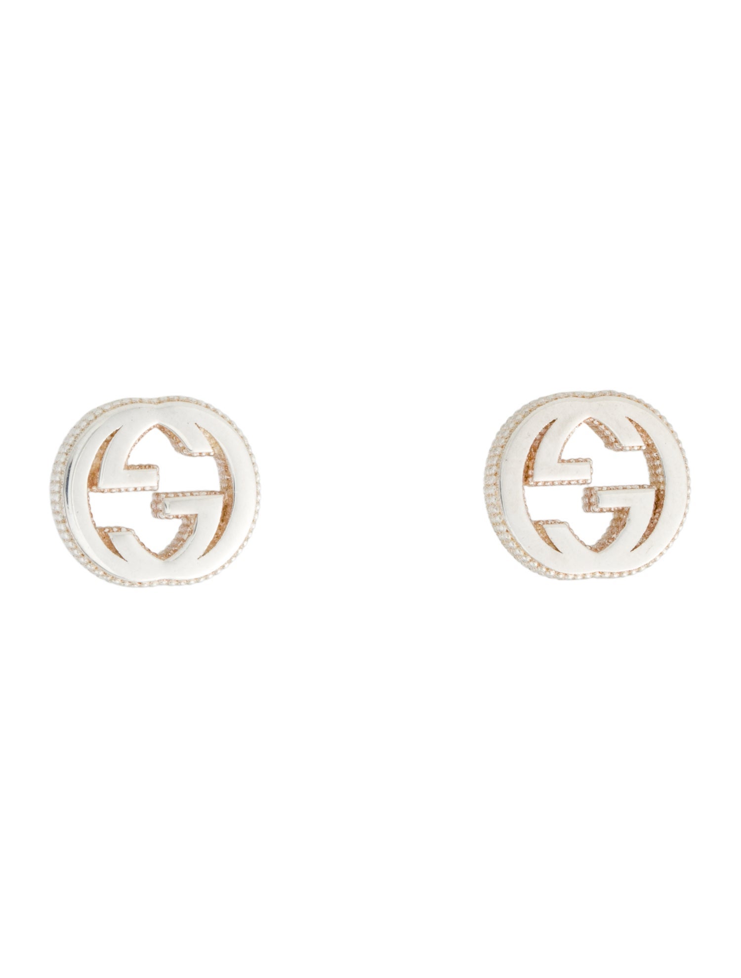 Gucci Interlocking G Stud Earrings