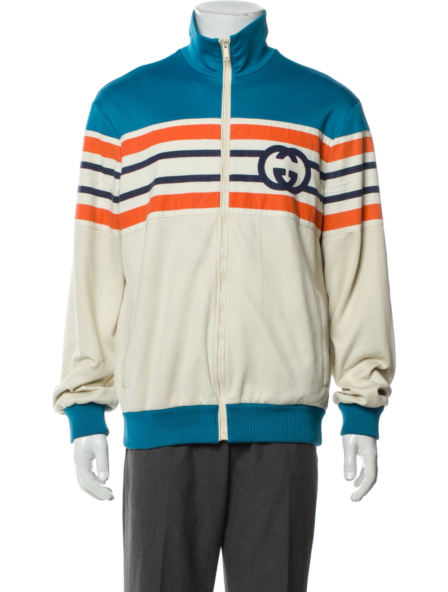 Gucci Interlocking G Logo Windbreaker