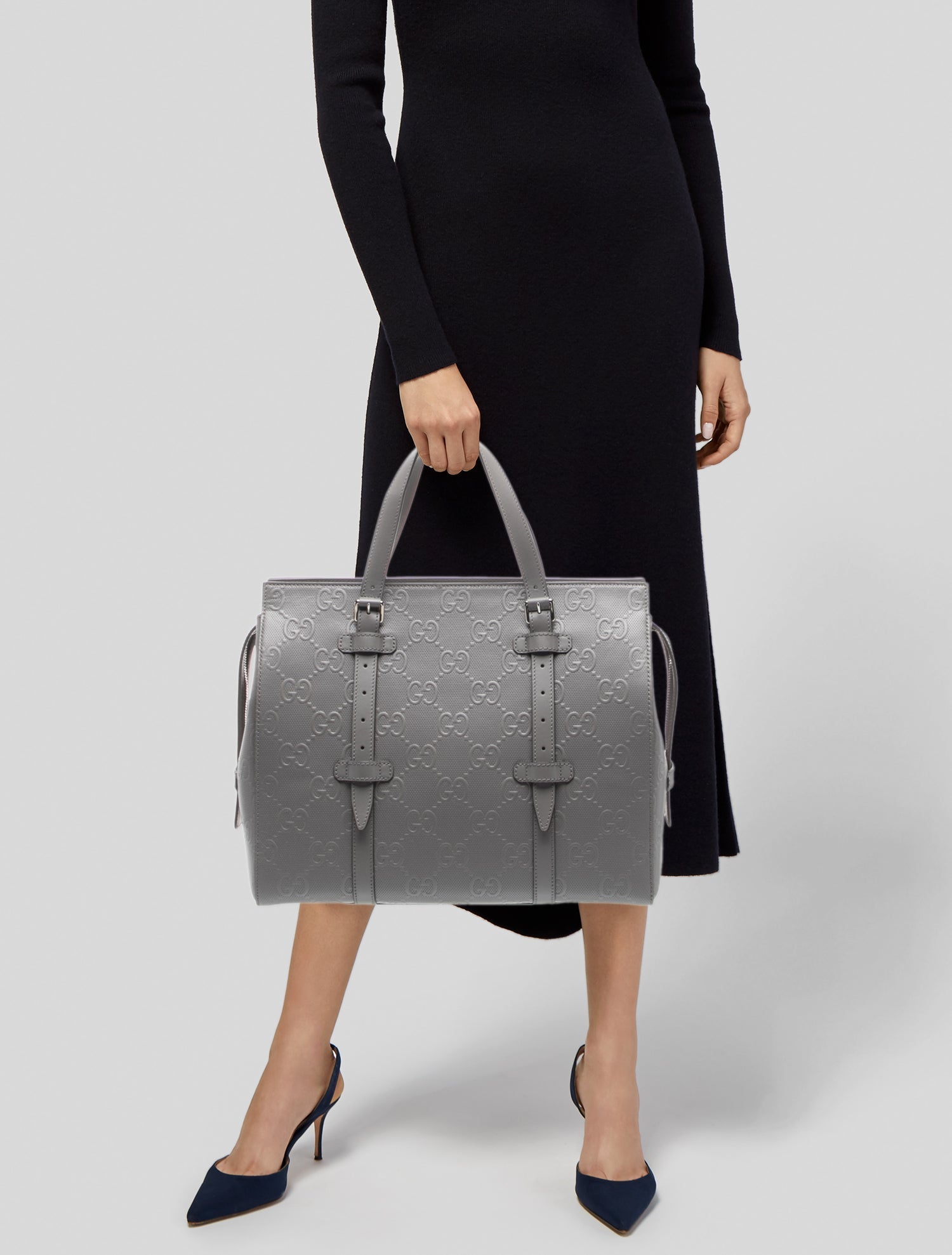 Gucci GG Embossed GG Embossed Tote Medium