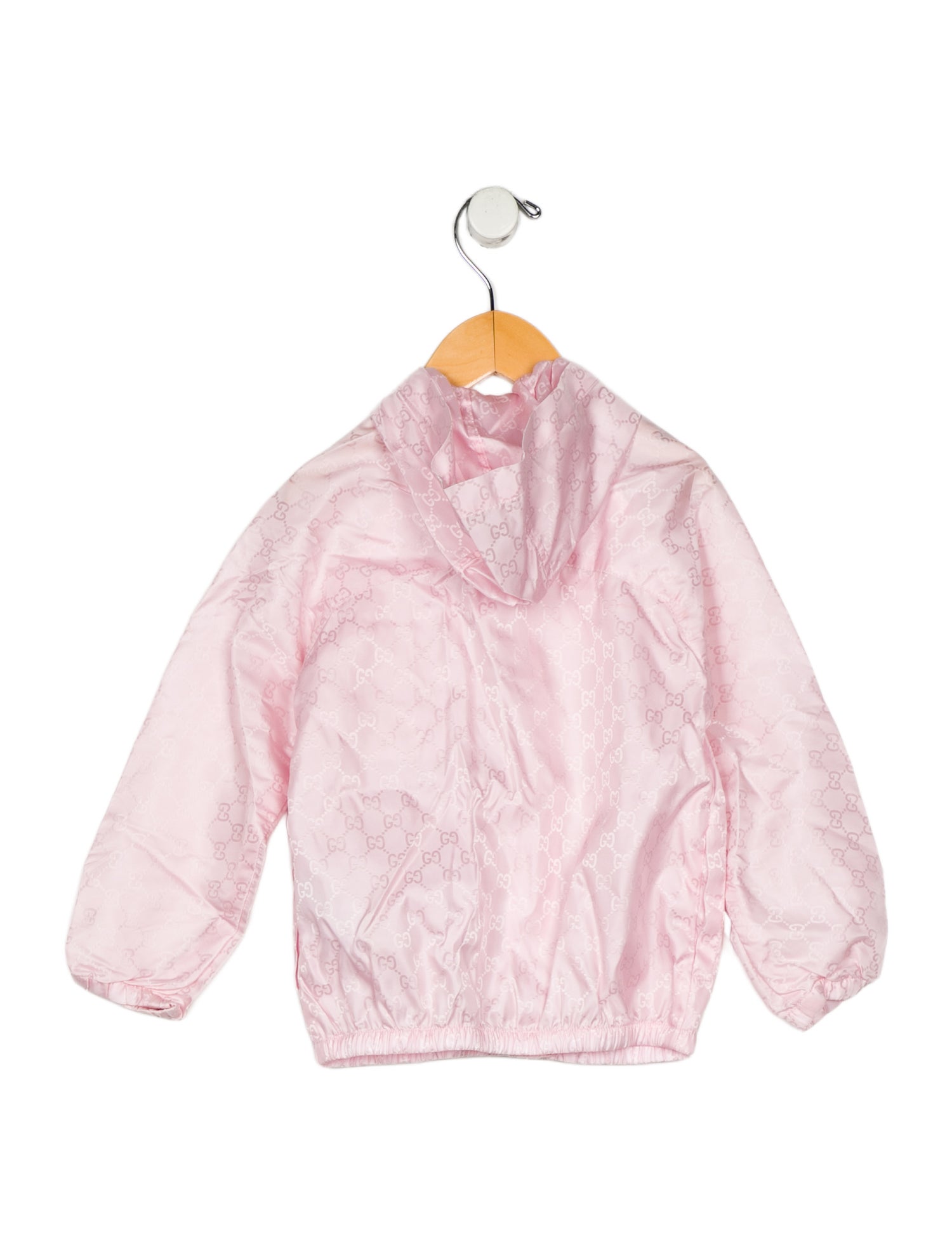 Gucci Toddler Girls' Monogramed Jacket with Hood