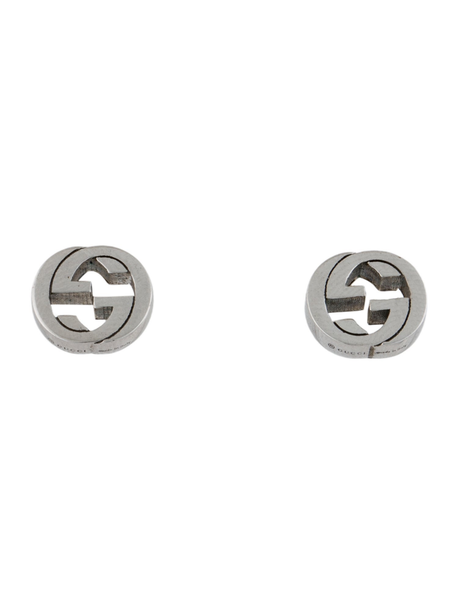 Gucci Interlocking G Stud Earrings