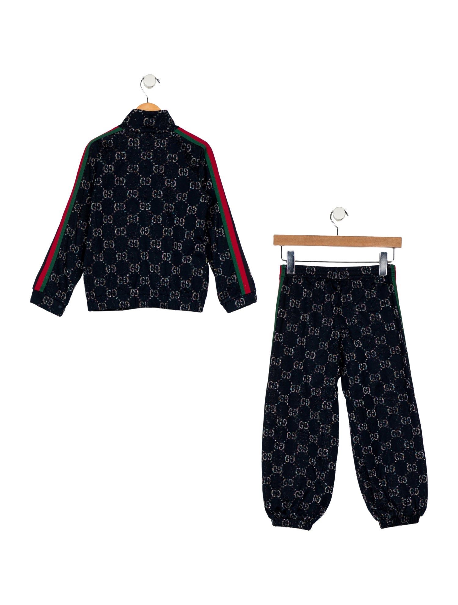 Gucci Kids Girls' GG Logo Web Trim Two Piece Set