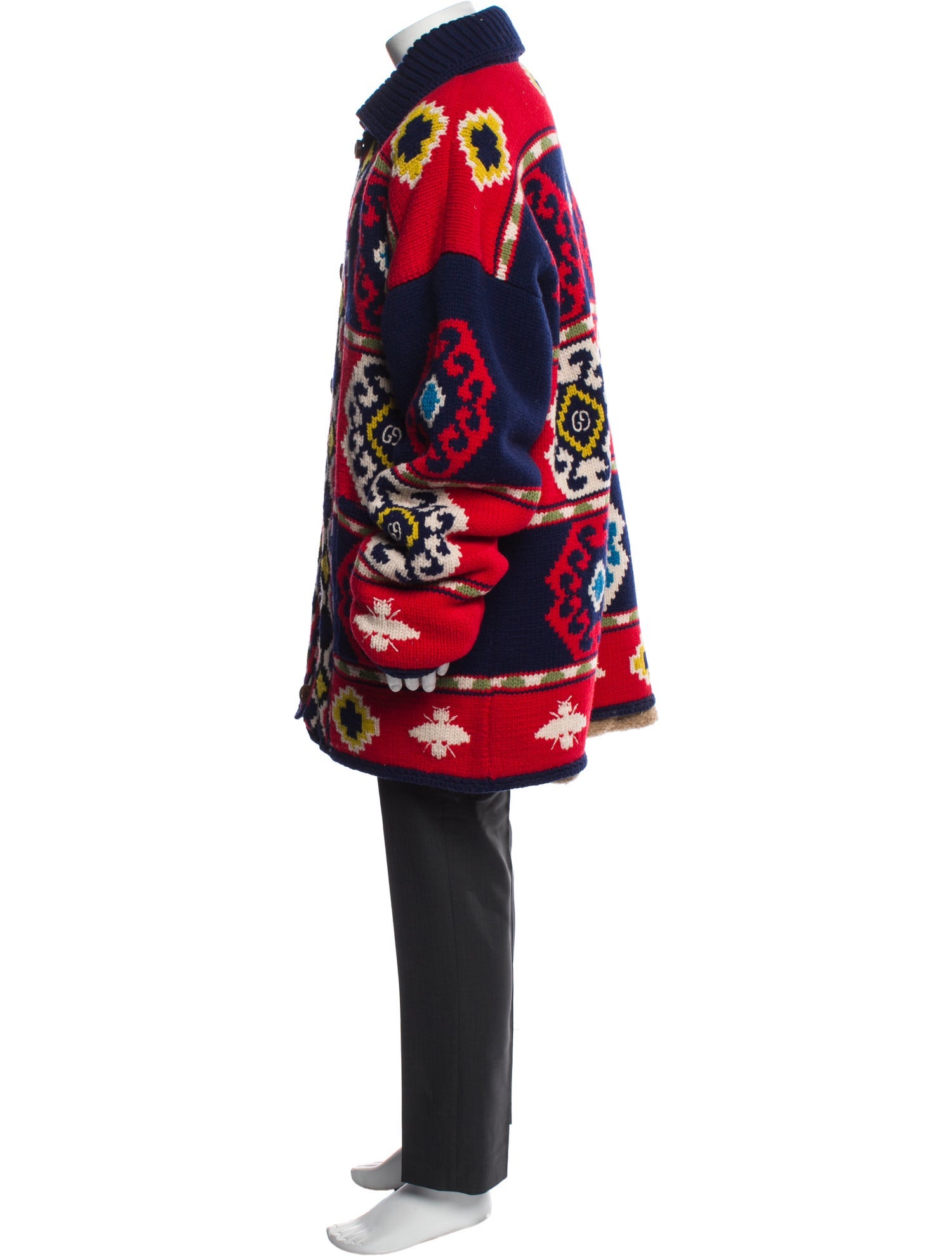 Gucci Wool Printed Cardigan