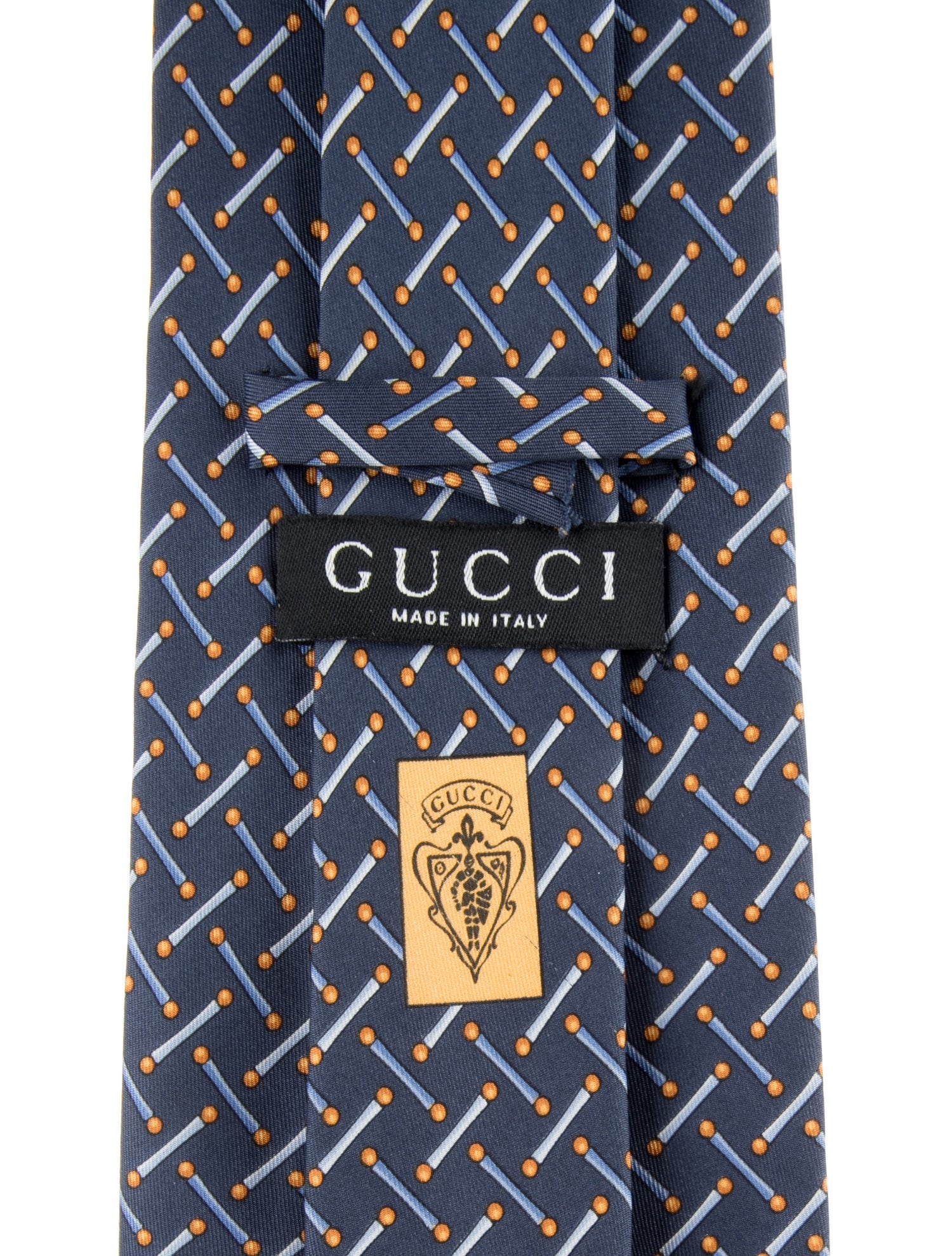 Gucci Patterned Silk Tie