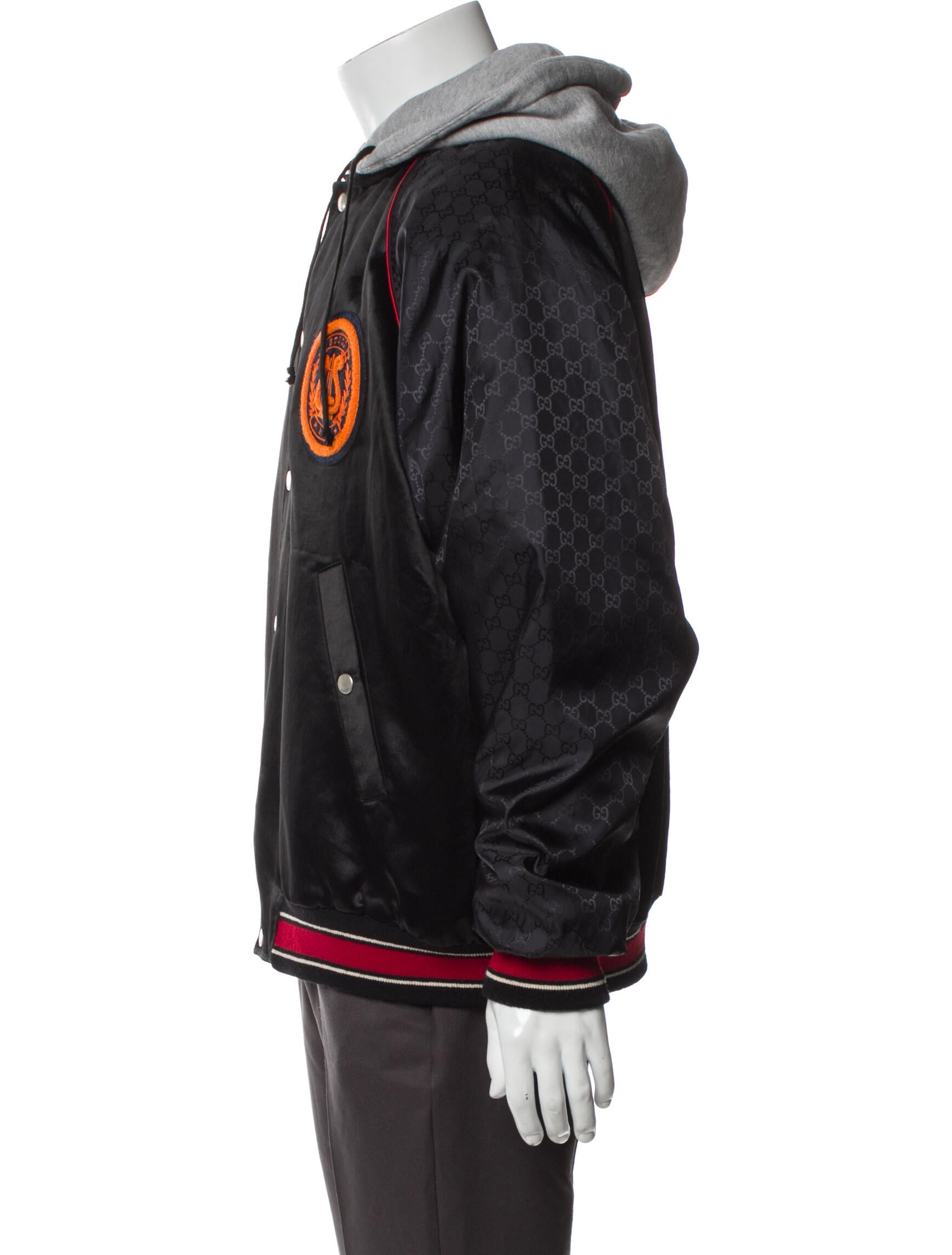 Gucci 2019 GG Nylon Bomber Jacket