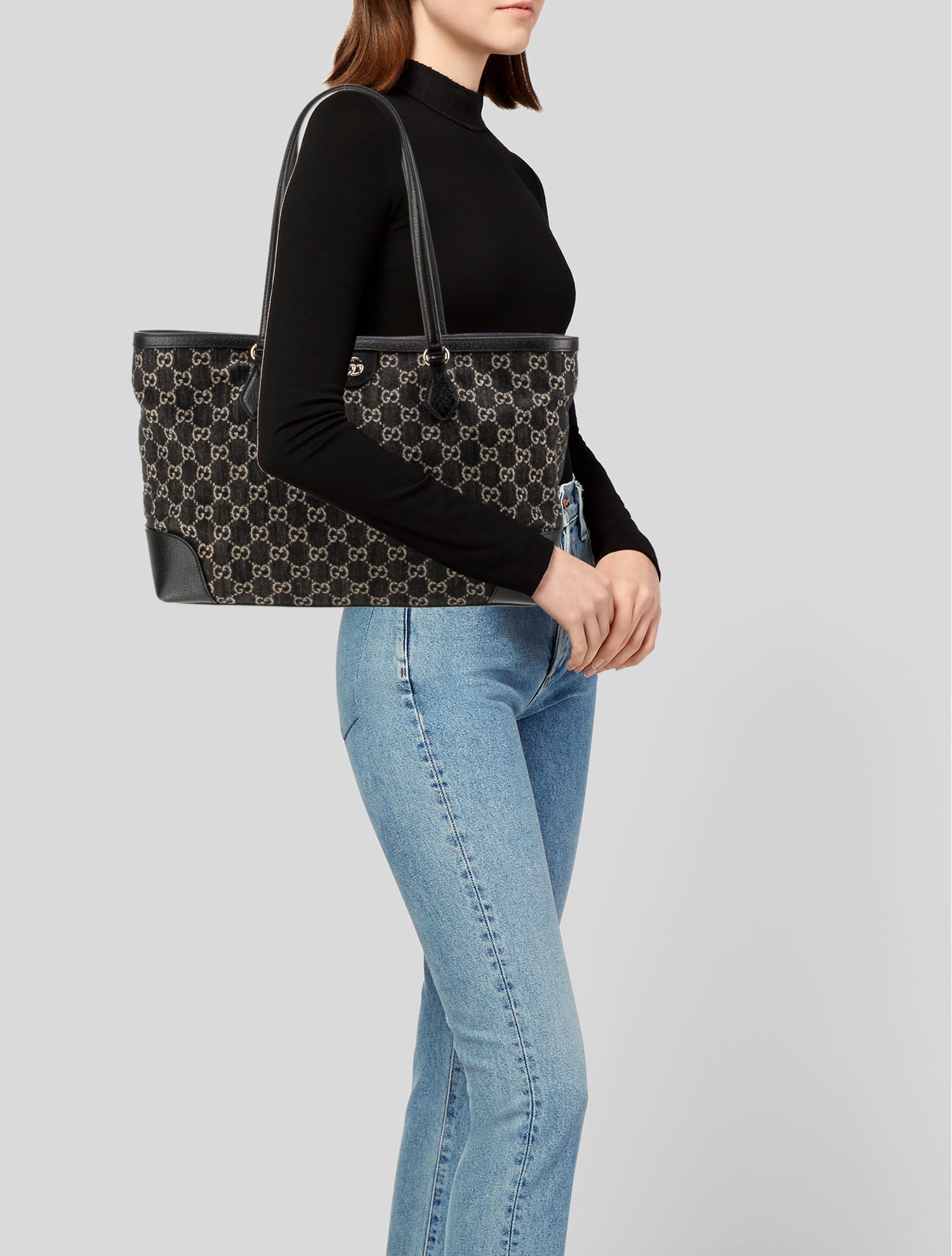 Gucci GG Denim Ophidia Medium
